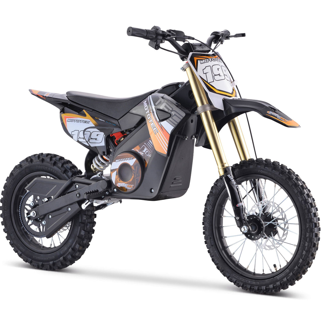 MotoTec 36v Pro 1000w Electric Dirt Bike Orange