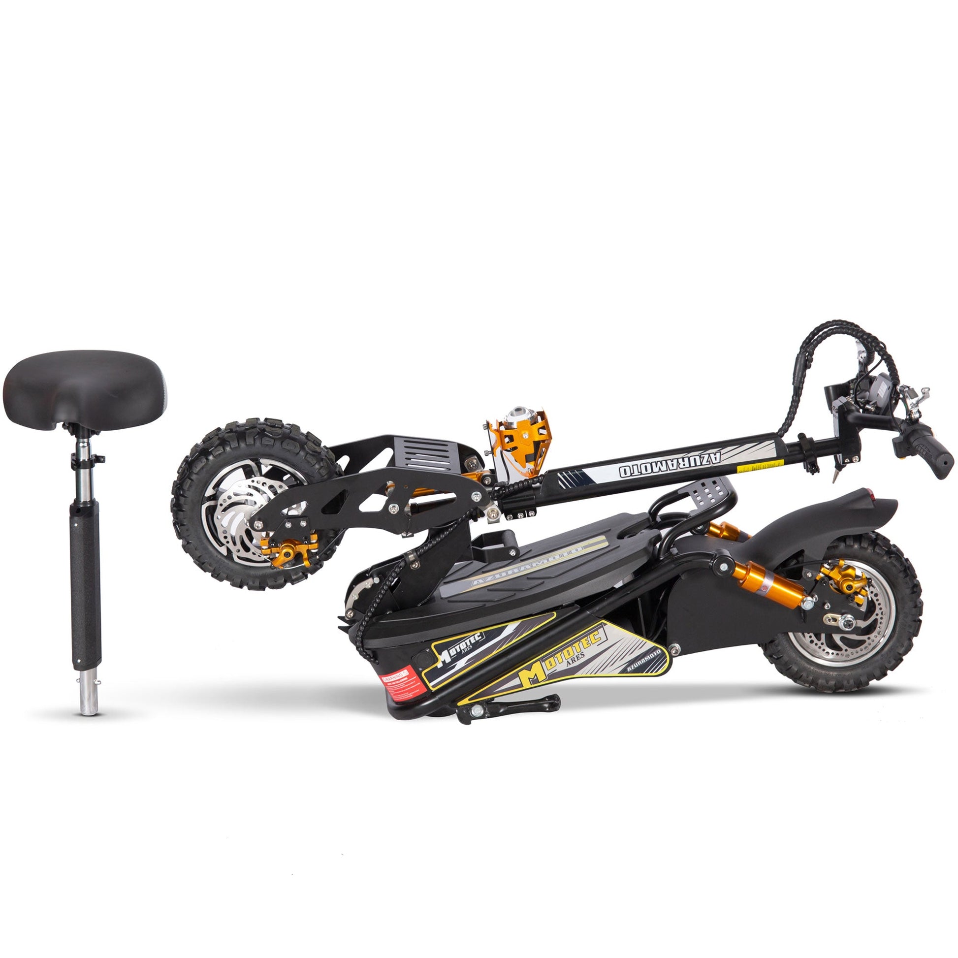 MotoTec Ares 48v 1600w Electric Scooter - Image 7