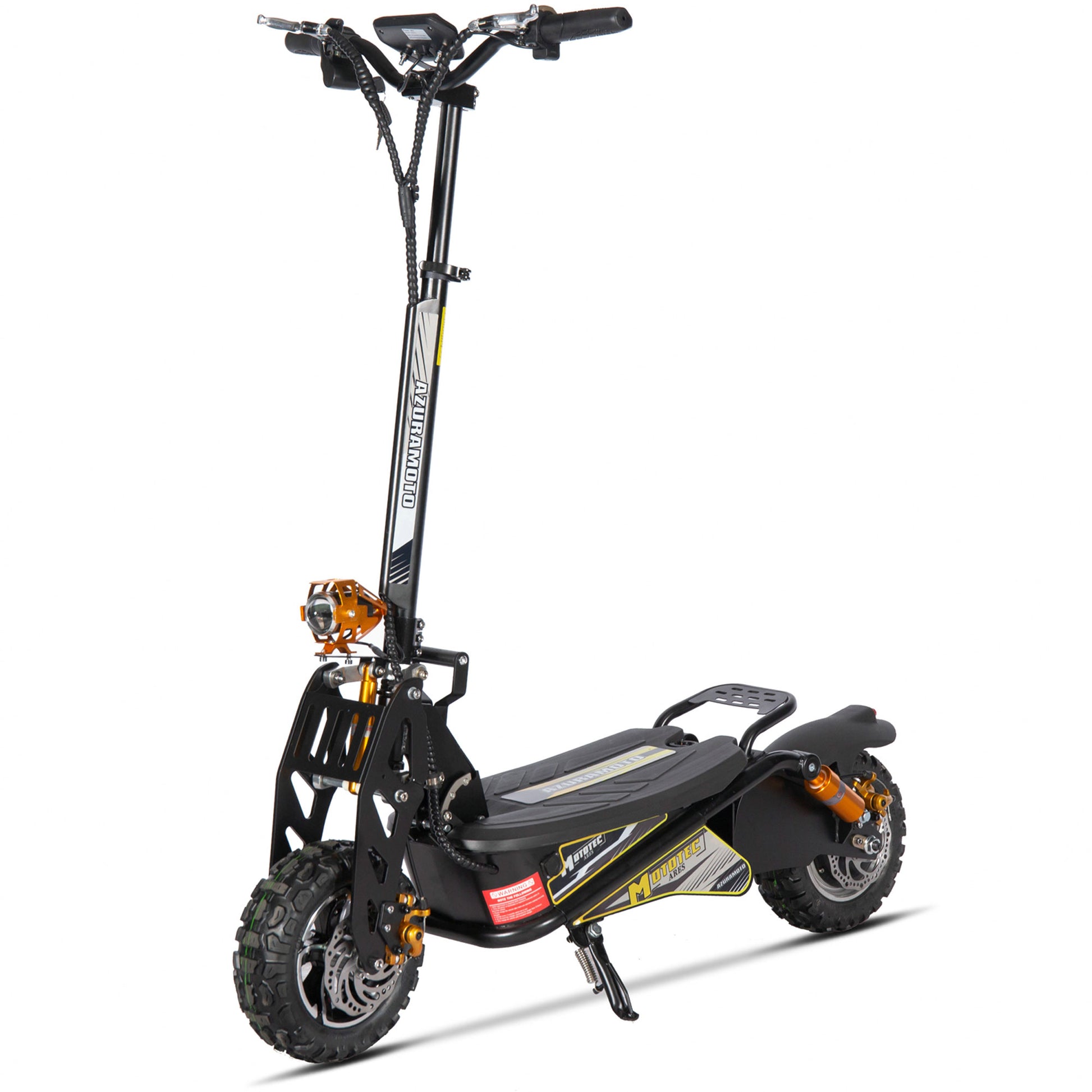 MotoTec Ares 1600W 48V Electric Scooter with Seat - Image 1