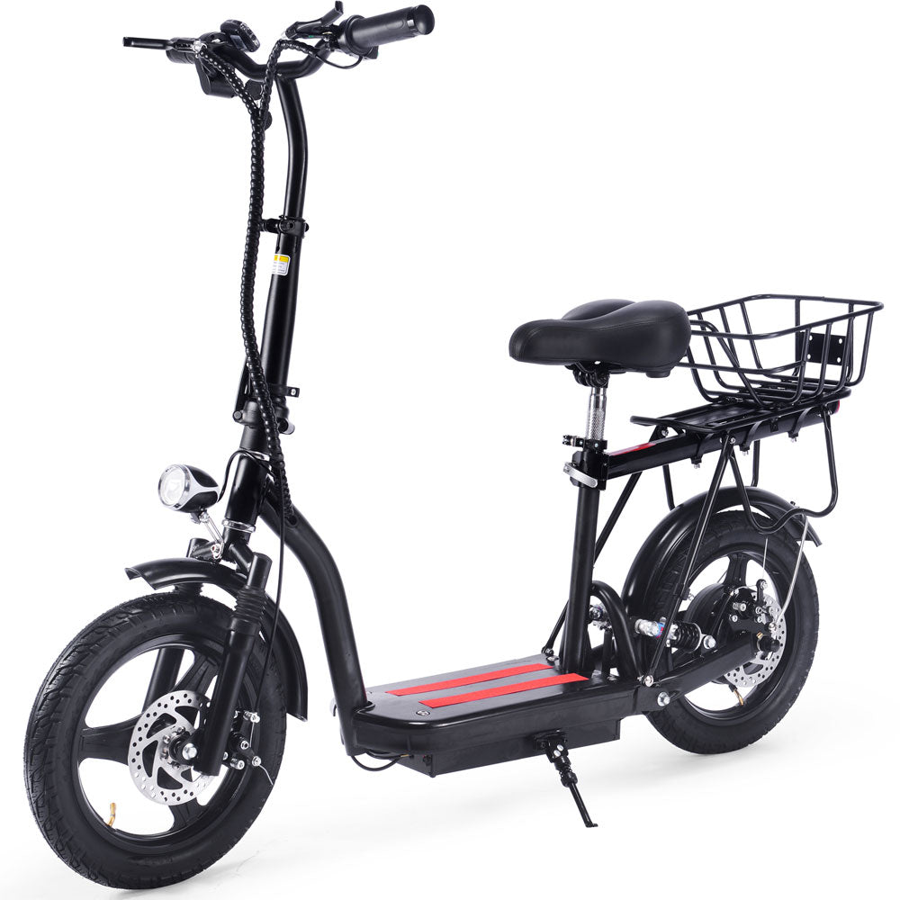 MotoTec Cruiser 48v 350w Lithium Electric Scooter Black - Image 6
