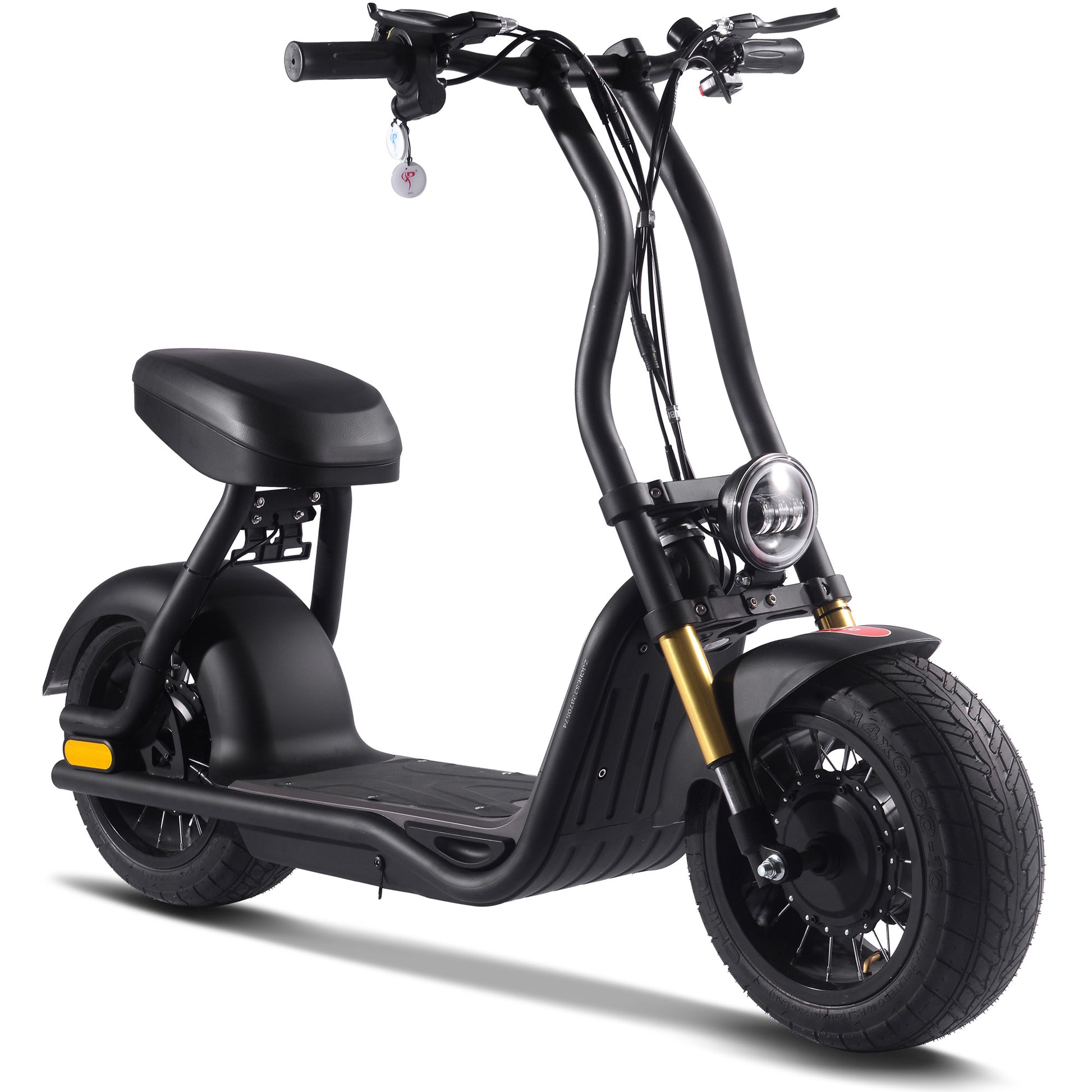 MotoTec Diablo 48v 1000w Electric Fat Tire Scooter - Image 1