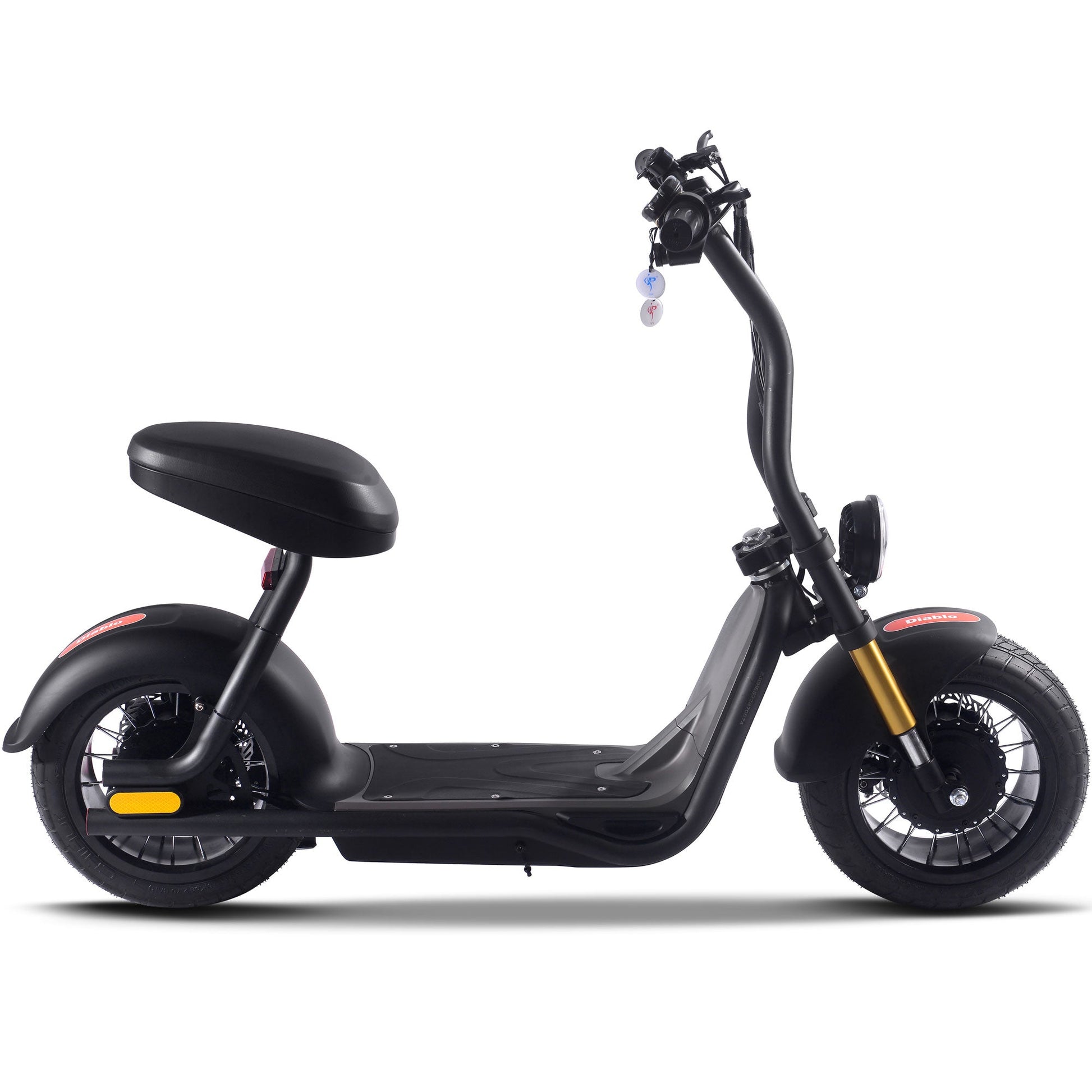 MotoTec Diablo 48v 1000w Lithium Electric Scooter - Image 6