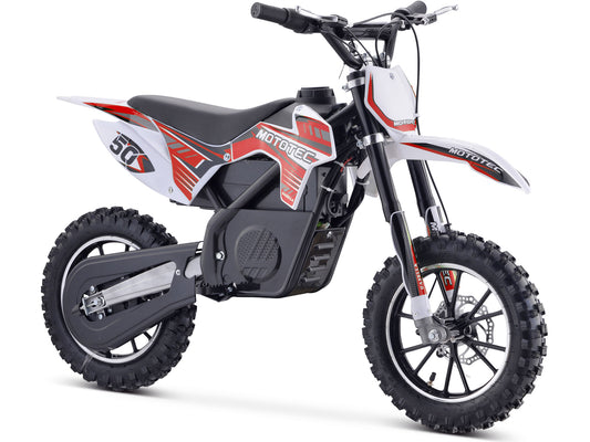 MotoTec 24v 500w Gazella Red Electric Dirt Bike for Kids