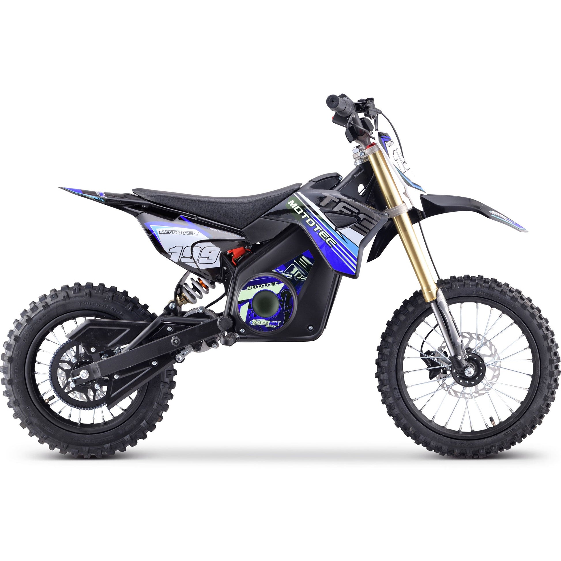 MotoTec 36v Pro Electric Dirt Bike 1000w Lithium Blue - Image 10