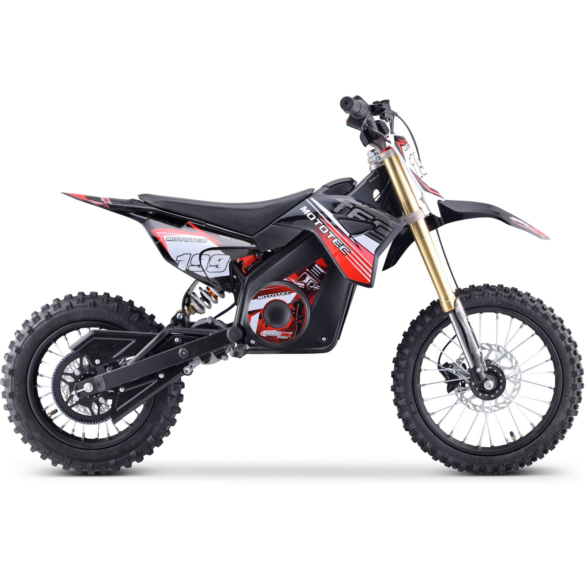 MotoTec 36v Pro Electric Dirt Bike 1000w Lithium Red - Image 10
