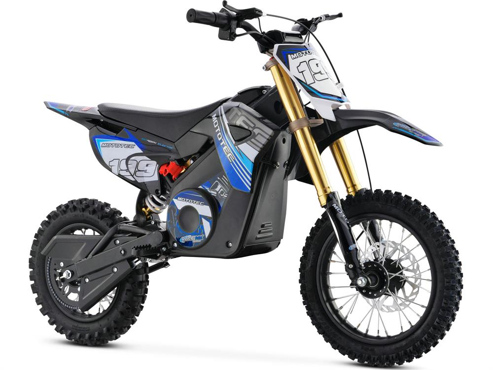 MotoTec 36v Pro Electric Dirt Bike 1000w Lithium Blue - Image 8