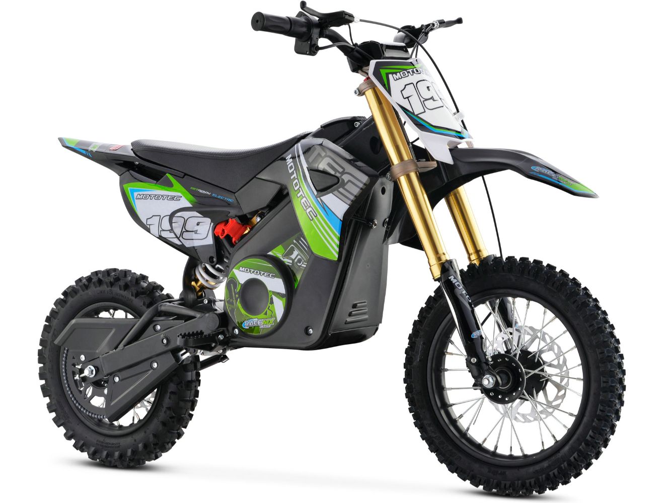 MotoTec 36v Pro Electric Dirt Bike 1000w Lithium Green - Image 10