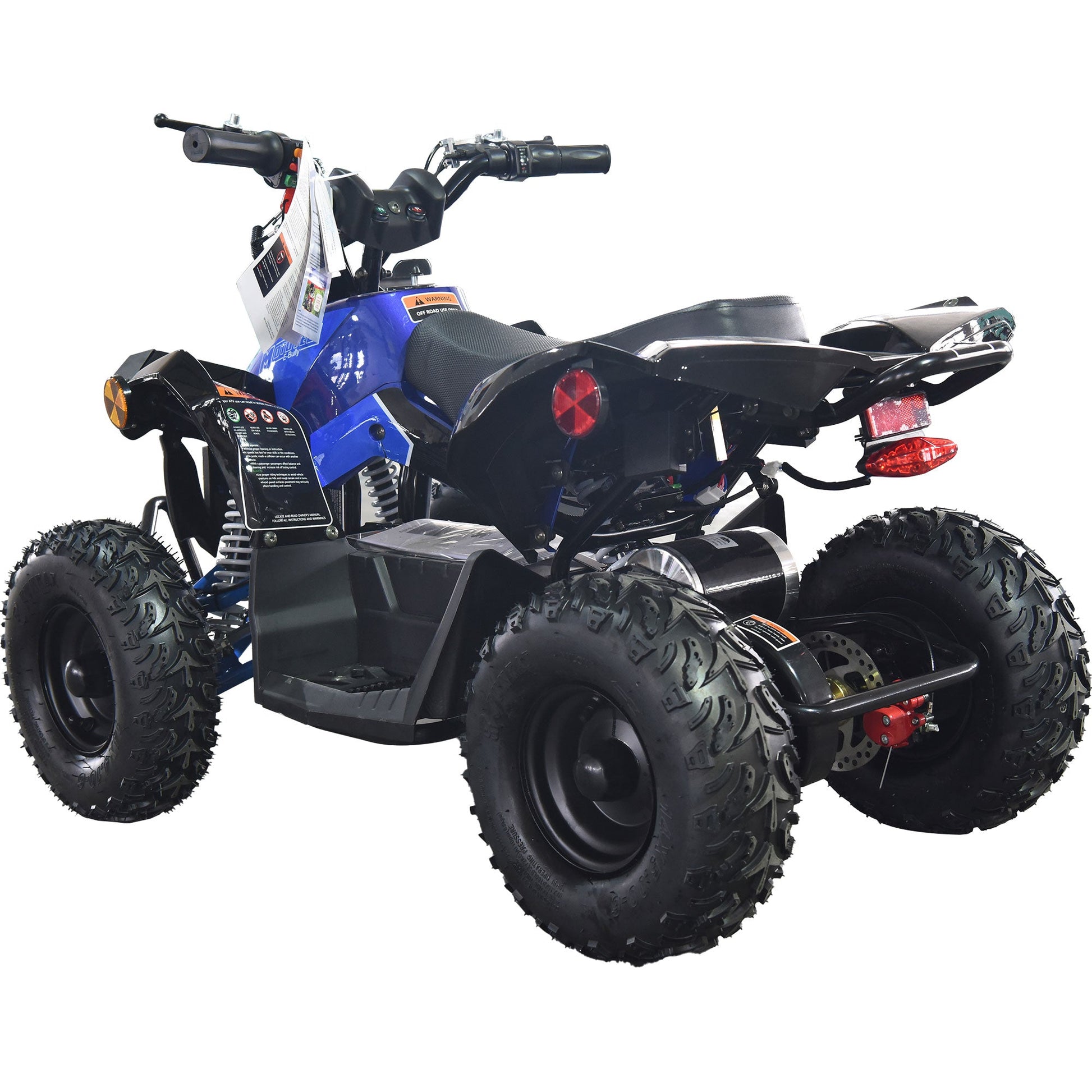 MotoTec E-Bully 36v 1000w ATV Blue - Image 7