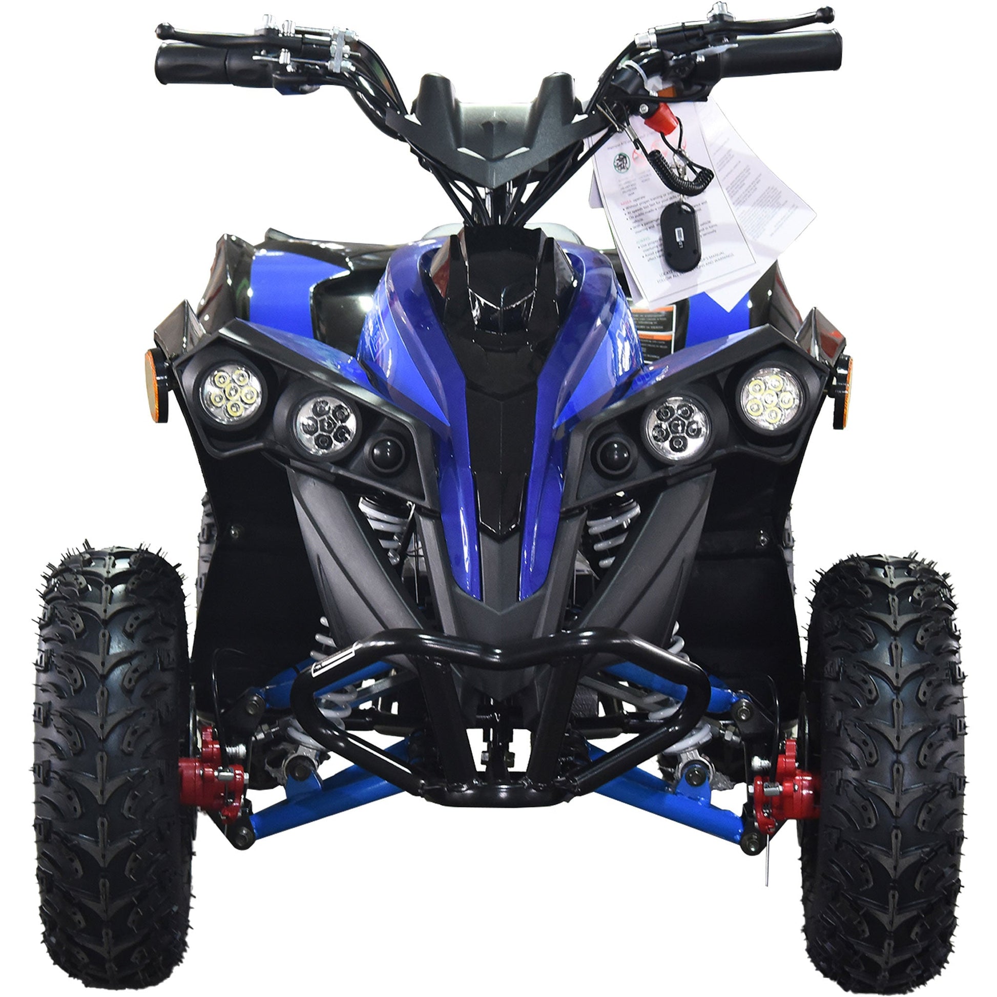 MotoTec E-Bully 36v 1000w ATV Blue - Image 8