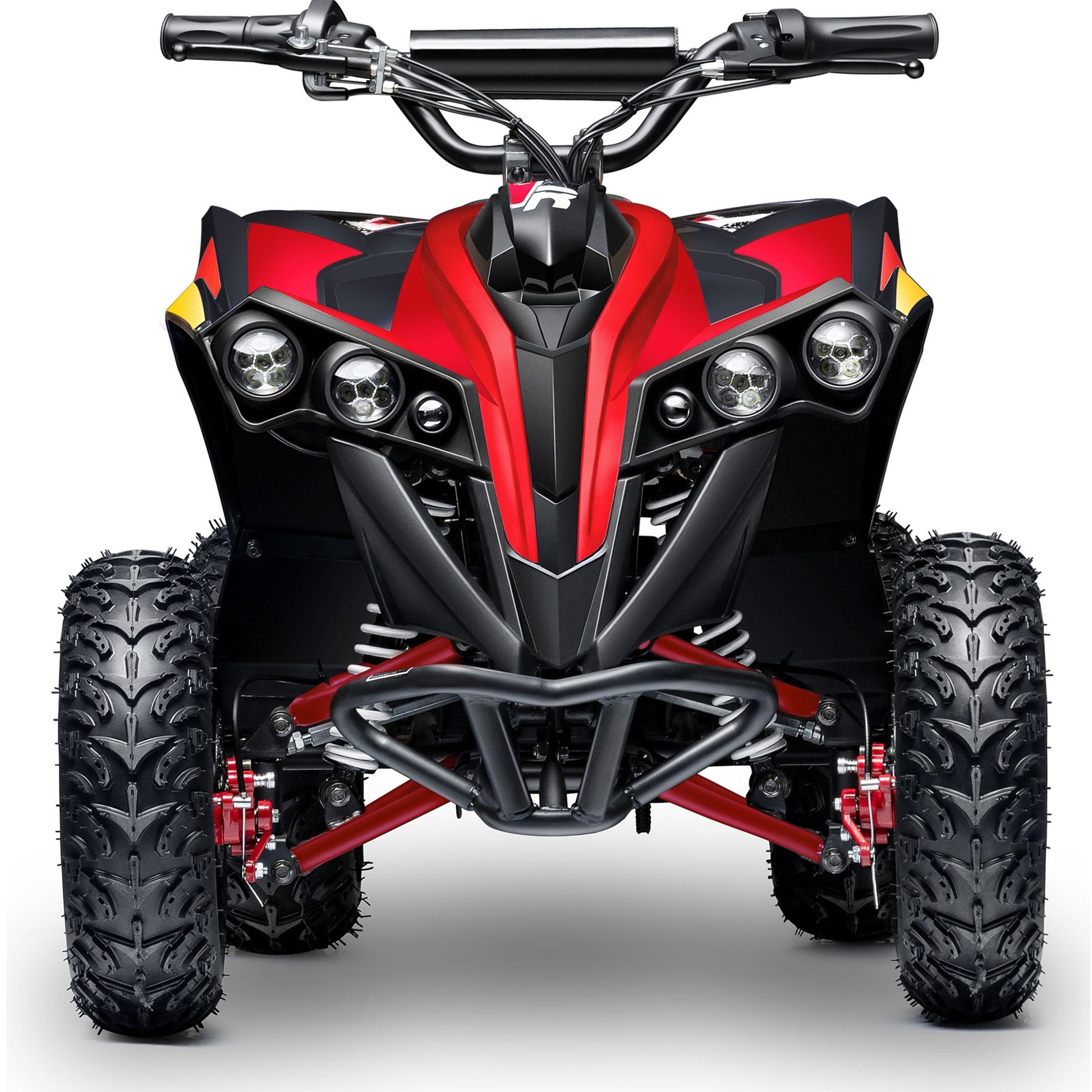 MotoTec E-Bully 36v 1000w ATV Red - Image 4