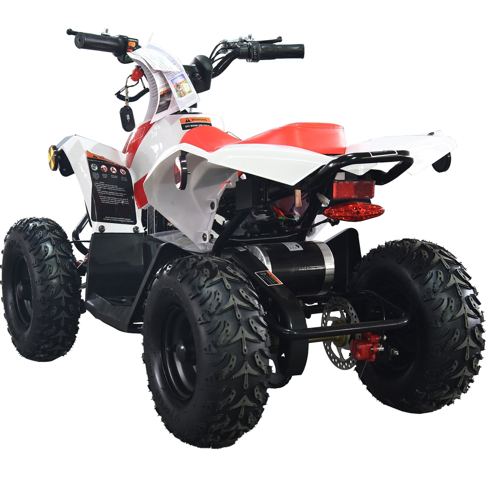 MotoTec E-Bully 36v 1000w ATV White - Image 5