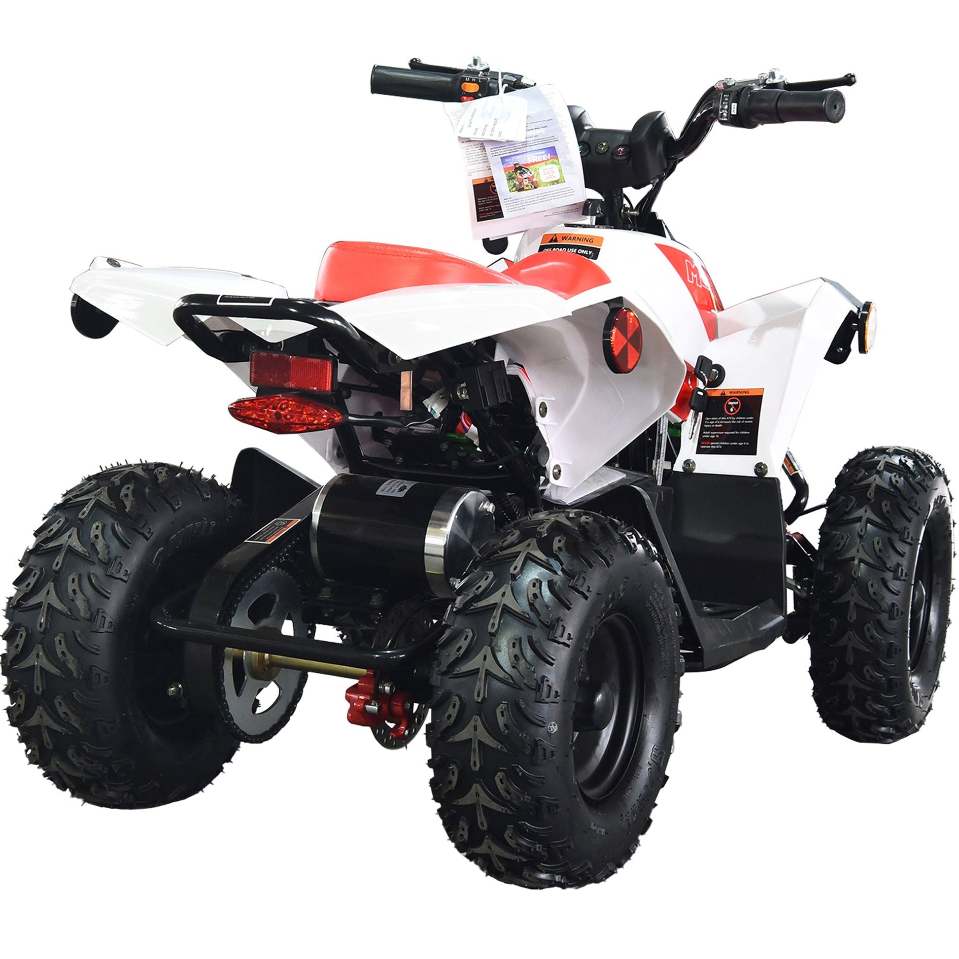 MotoTec E-Bully 36v 1000w ATV White - Image 6