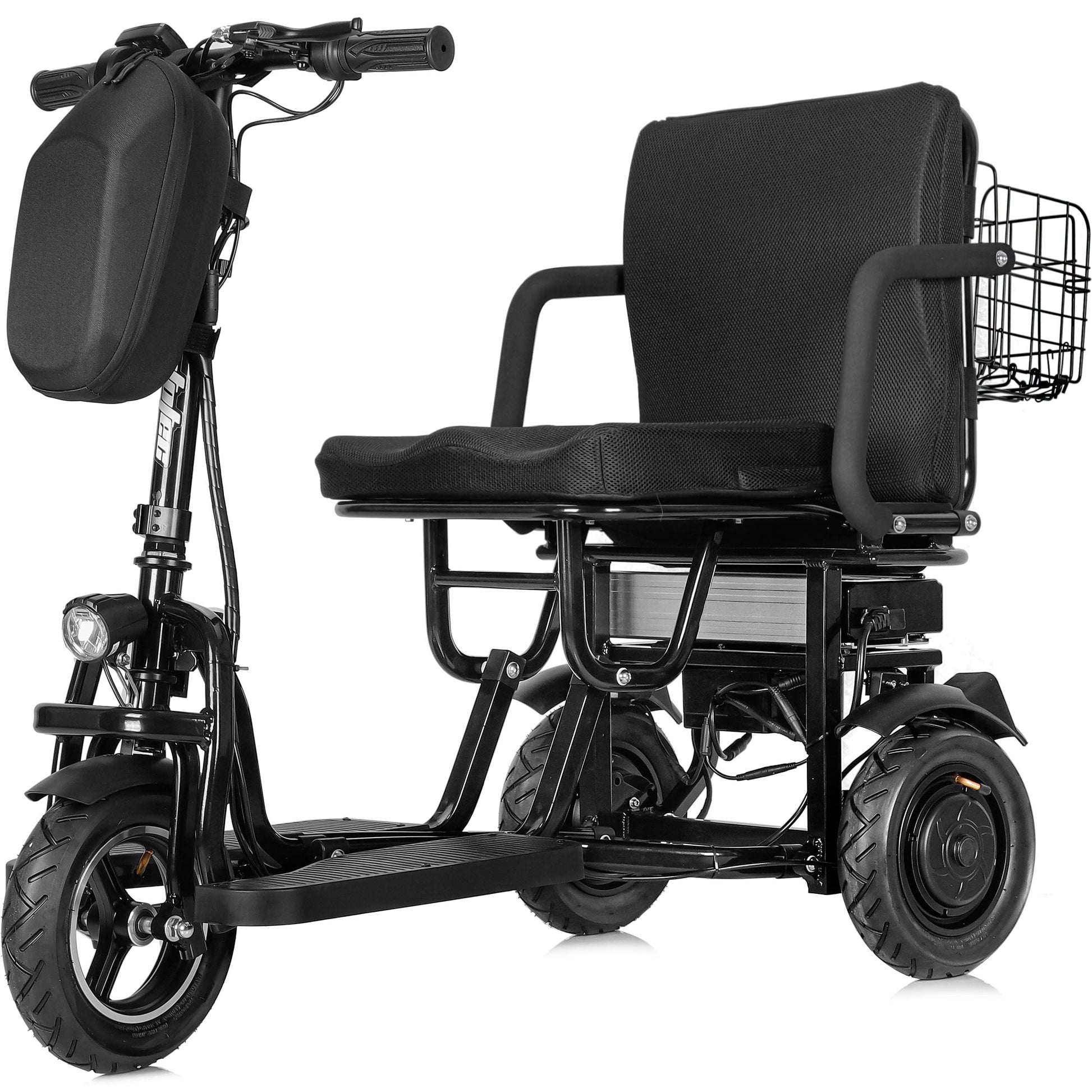 Folding Mobility Electric Trike 48V 700W Black - Image 1