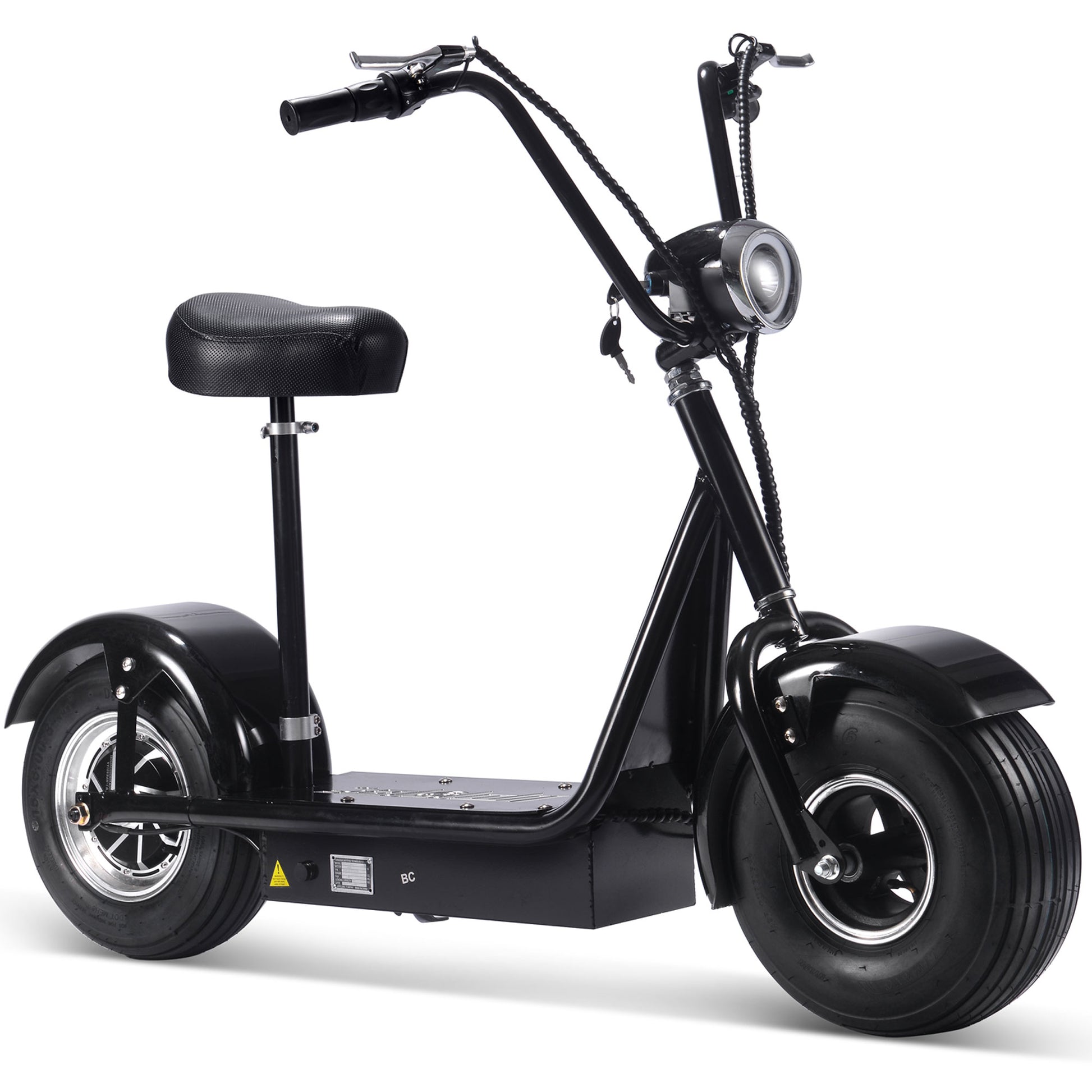 MotoTec FatBoy 800W 48V Big Wheel Electric Scooter - Image 1
