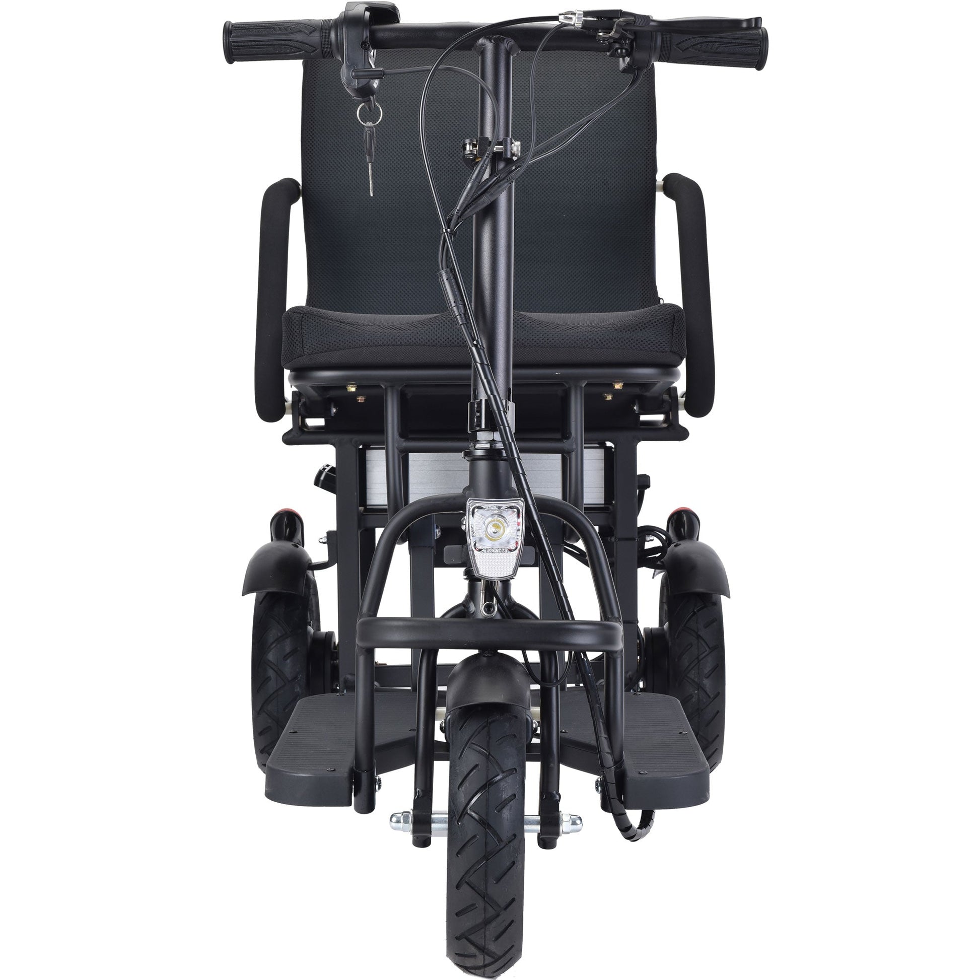 MotoTec Folding Mobility Electric Trike 48v 700w Dual Motor Lithium Black - Image 17