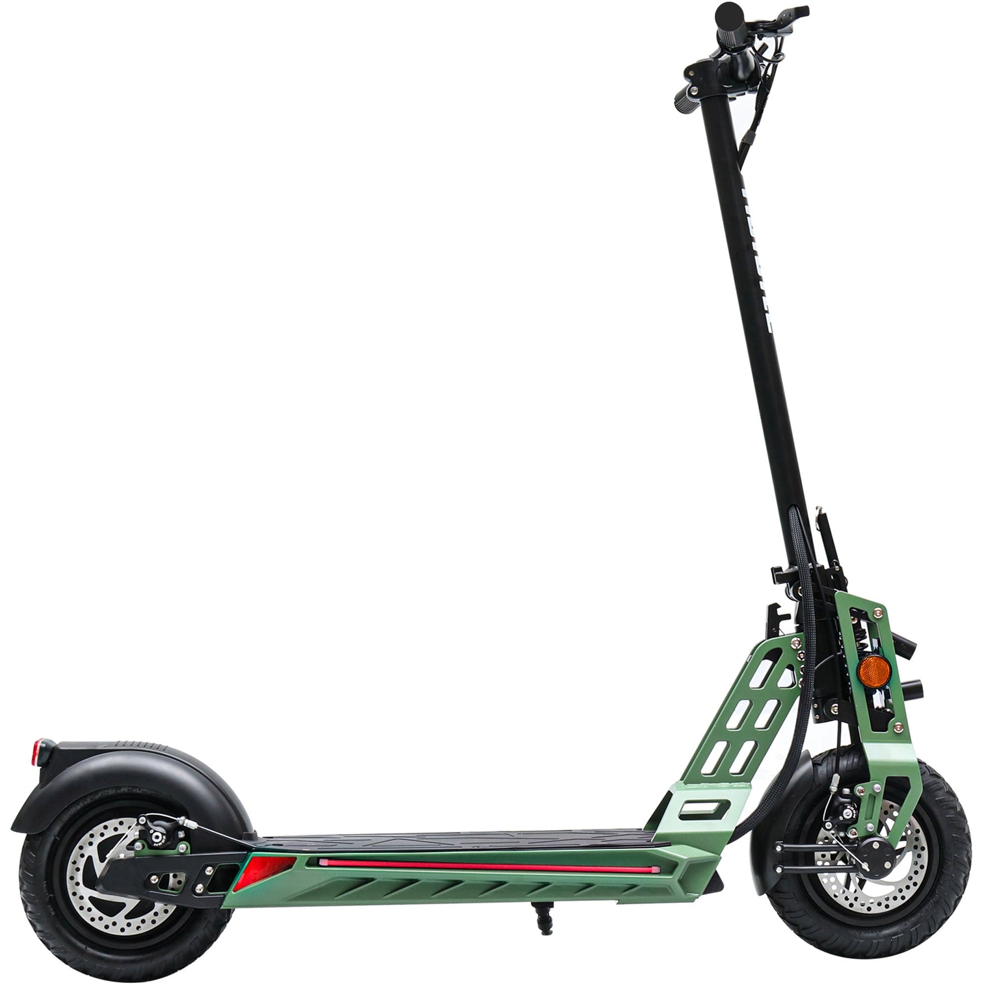 MotoTec Free Ride 48v 600w Lithium Electric Scooter Green - Image 3