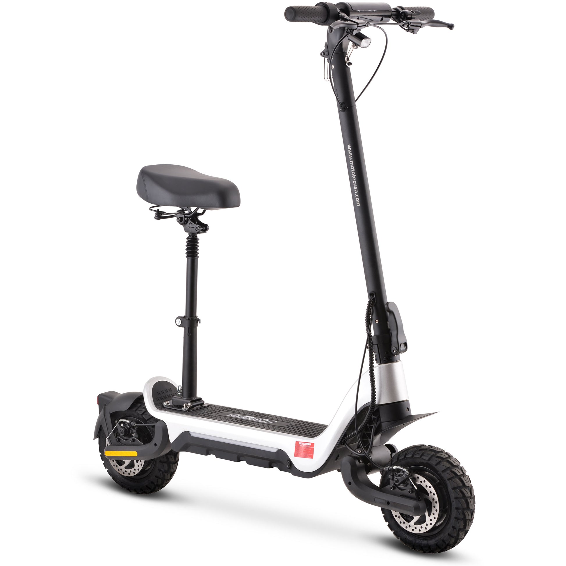 MotoTec Fury 48V Electric Scooter with Seat and Dual Motors - Image 1