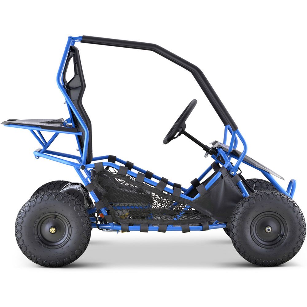 MotoTec Maverick Go Kart 36v 1000w Blue - Image 2