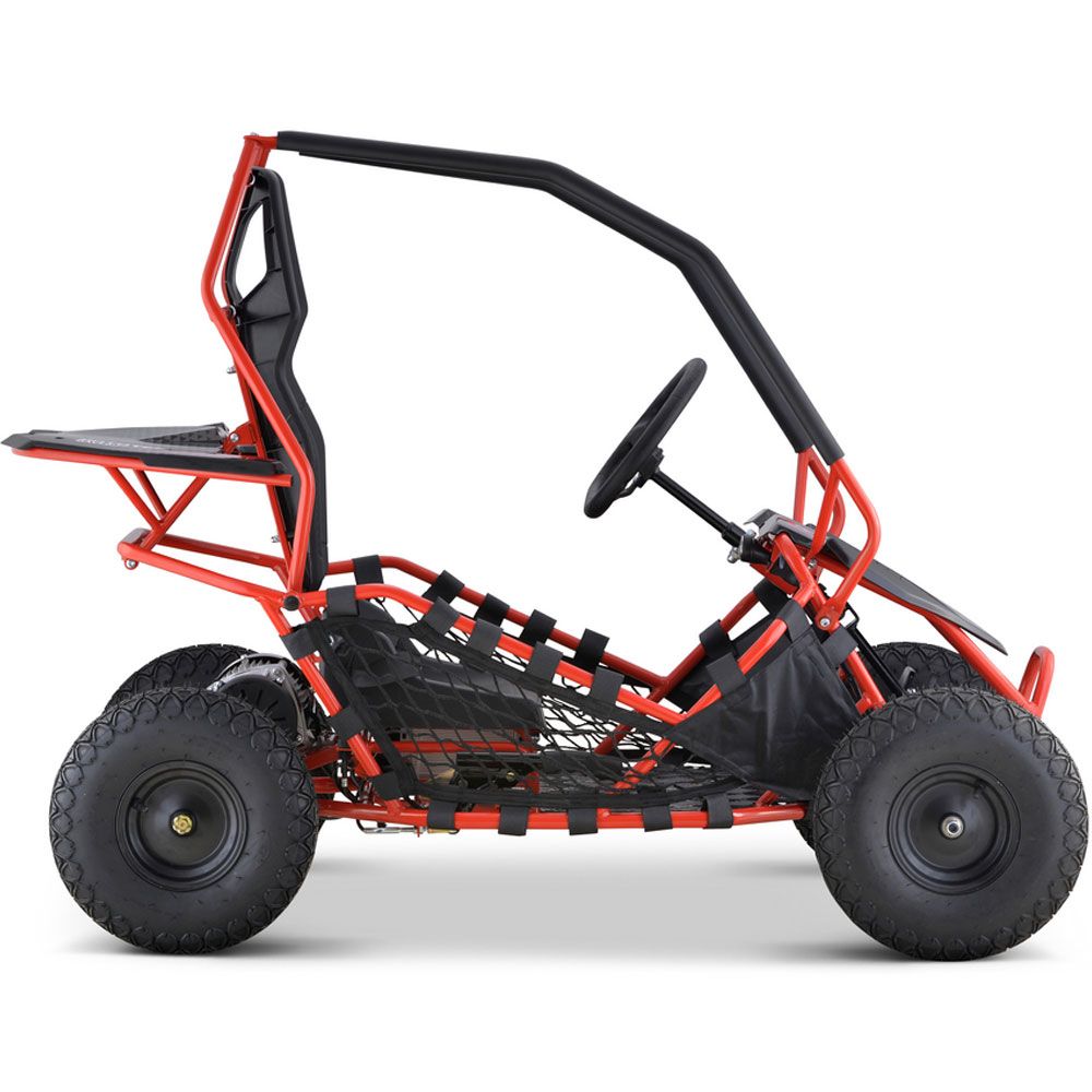MotoTec Maverick Go Kart 36v 1000w Red - Image 7