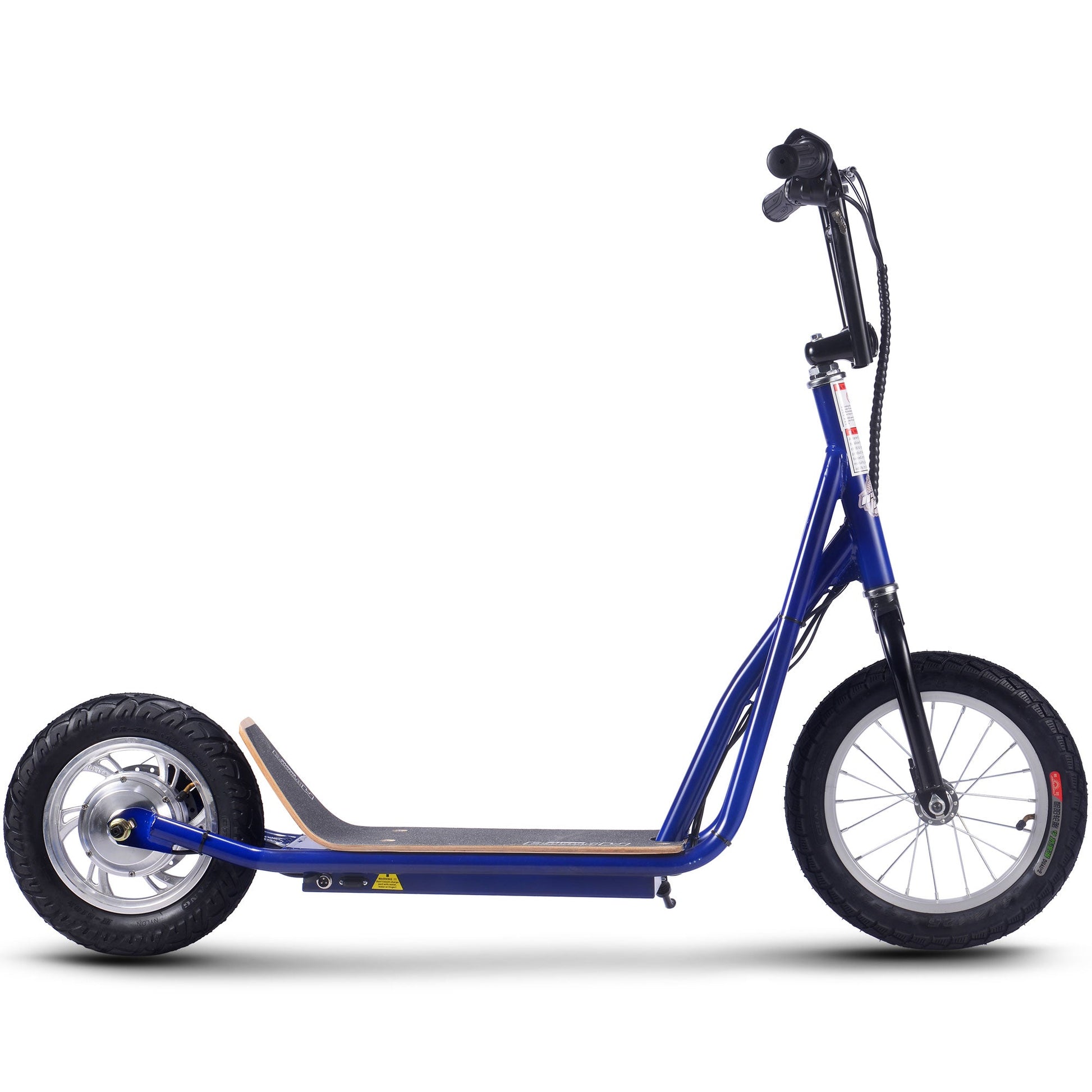 MotoTec Groove 36v 350w Big Wheel Lithium Electric Scooter Blue - Image 6