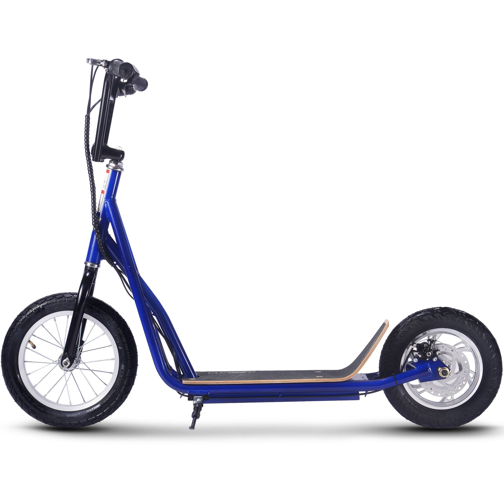 MotoTec Groove 36v 350w Big Wheel Lithium Electric Scooter Blue - Image 5