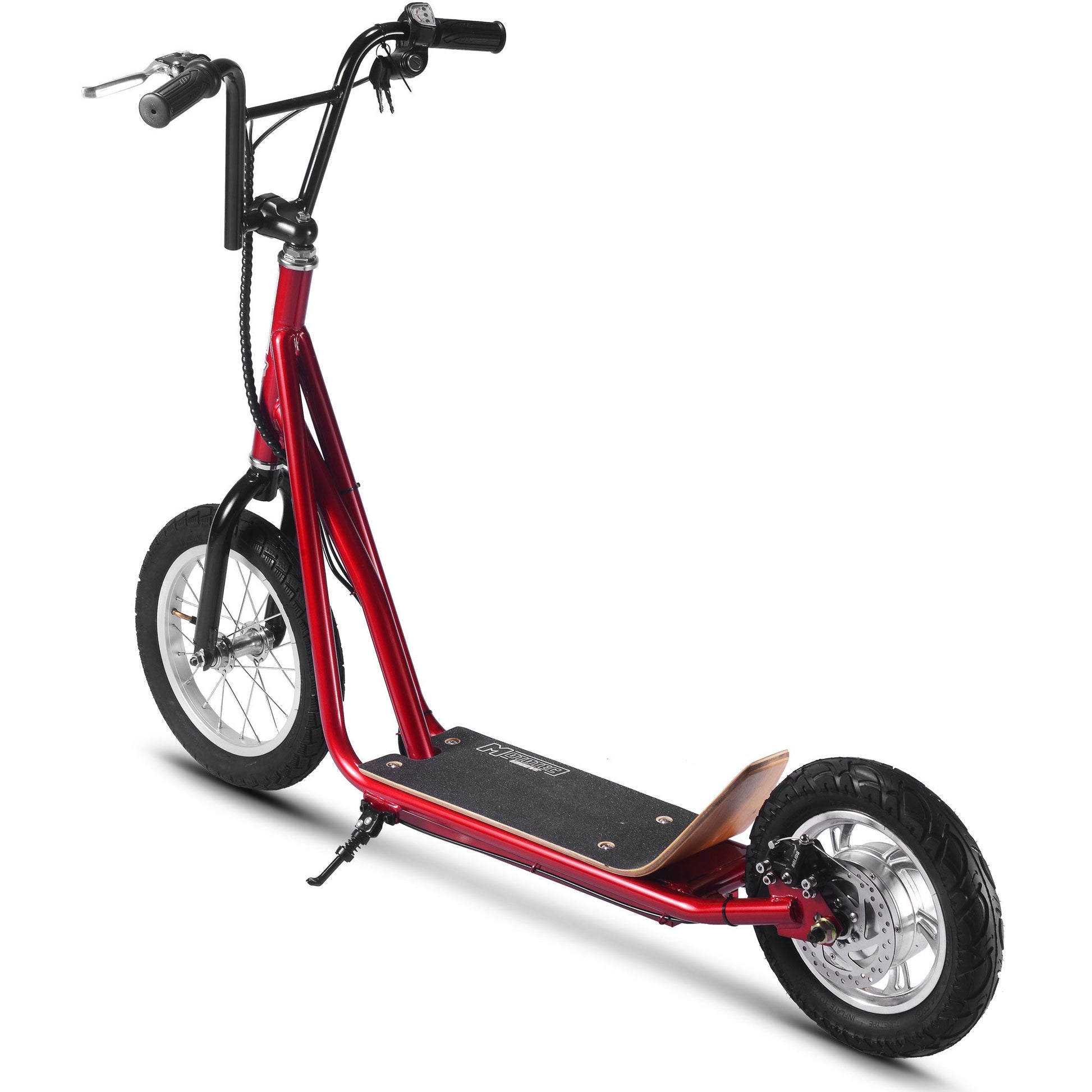 MotoTec Groove 36v 350w Big Wheel Lithium Electric Scooter Red - Image 5