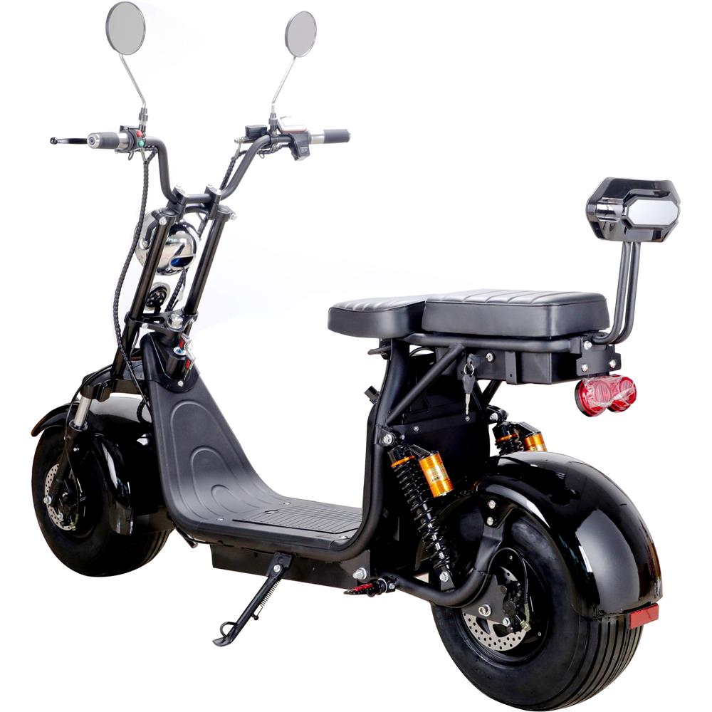 MotoTec Knockout 60v 2000w Lithium Electric Scooter Black - Image 2