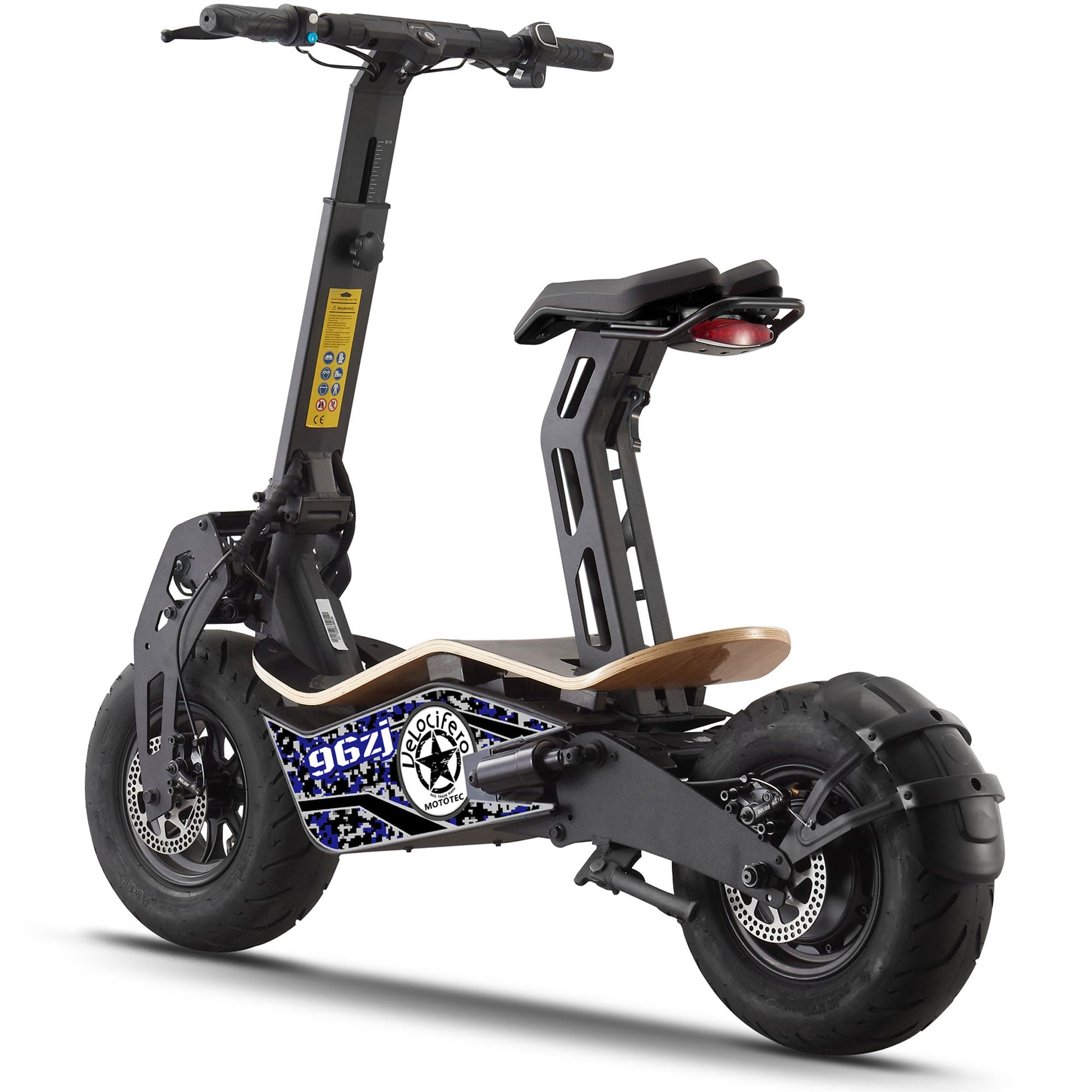 MotoTec Mad 1600w 48v Electric Scooter - Image 4