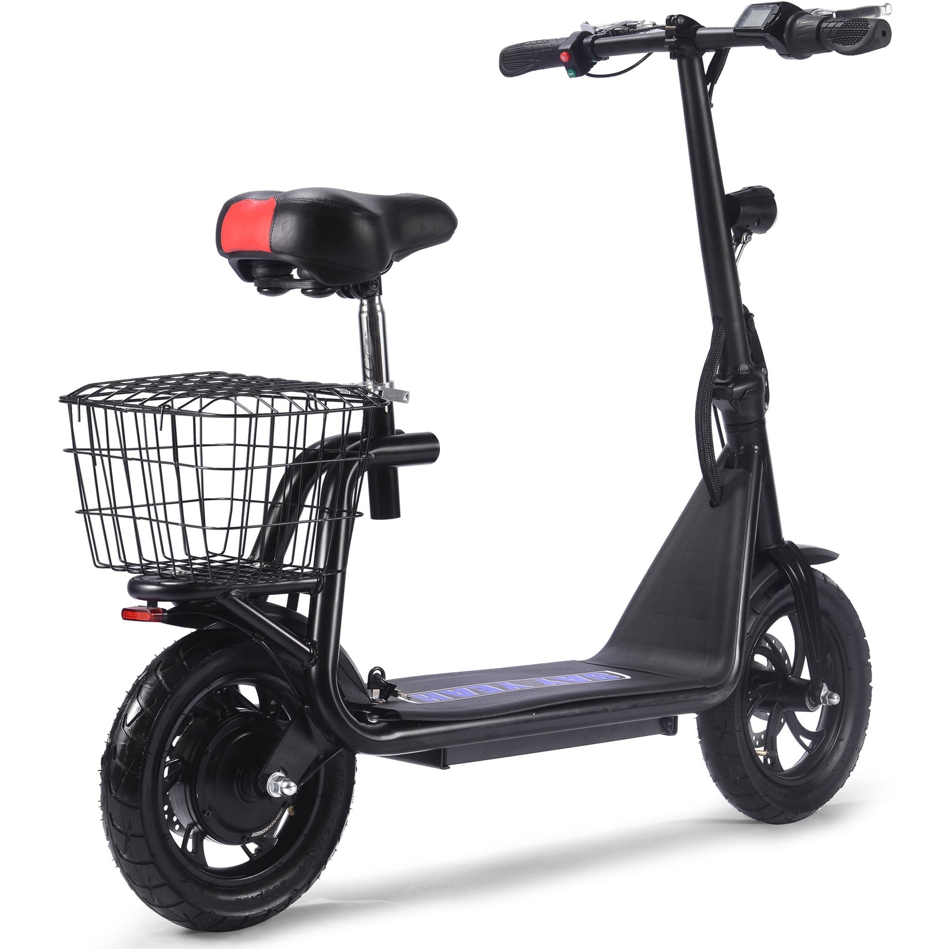 MotoTec Metro 36v 500w Lithium Electric Scooter Black - Image 4