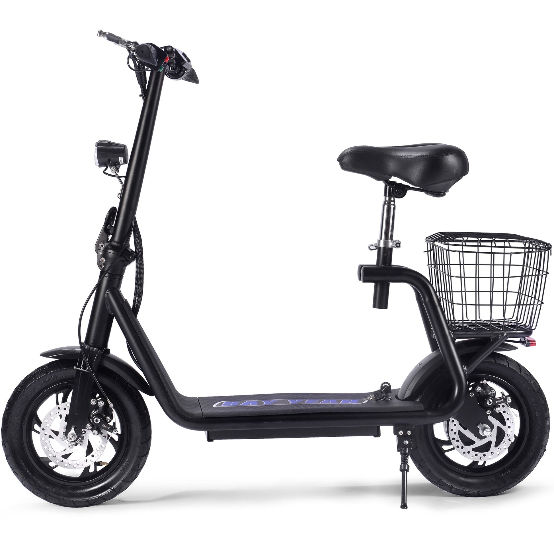 MotoTec Metro 36v 500w Lithium Electric Scooter Black - Image 2