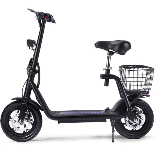 MotoTec Metro 36v 500w Lithium Electric Scooter Black