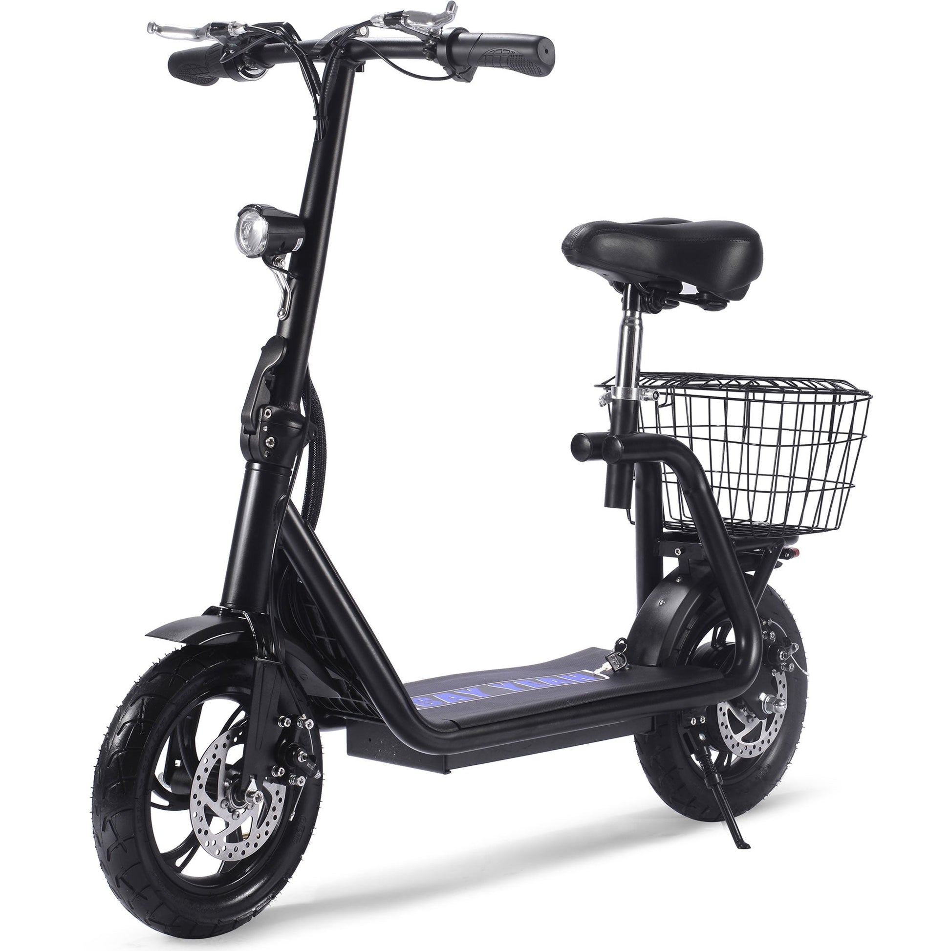 MotoTec Metro 36v 500w Lithium Electric Scooter Black - Image 3