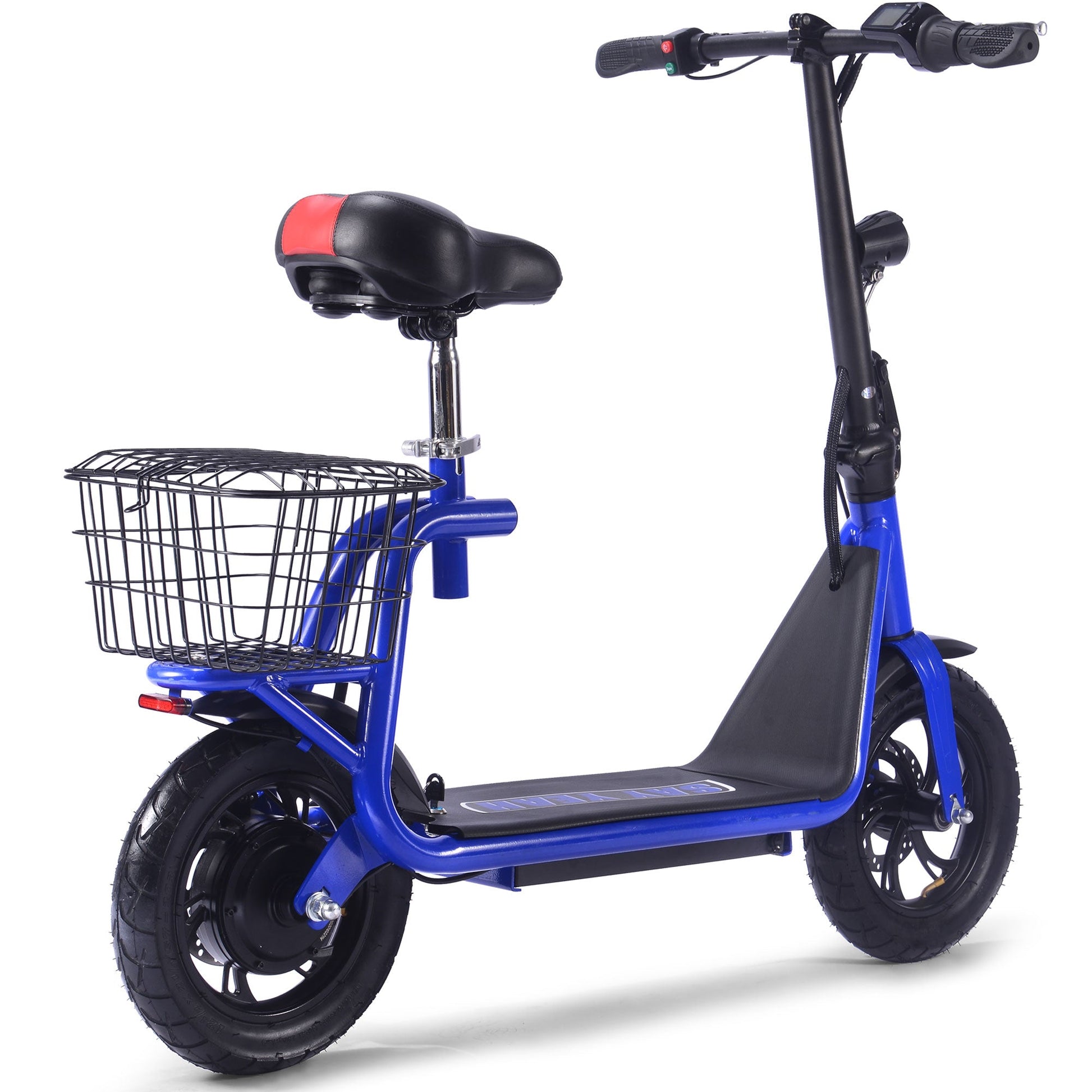 MotoTec Metro 36v 500w Lithium Electric Scooter Blue - Image 3