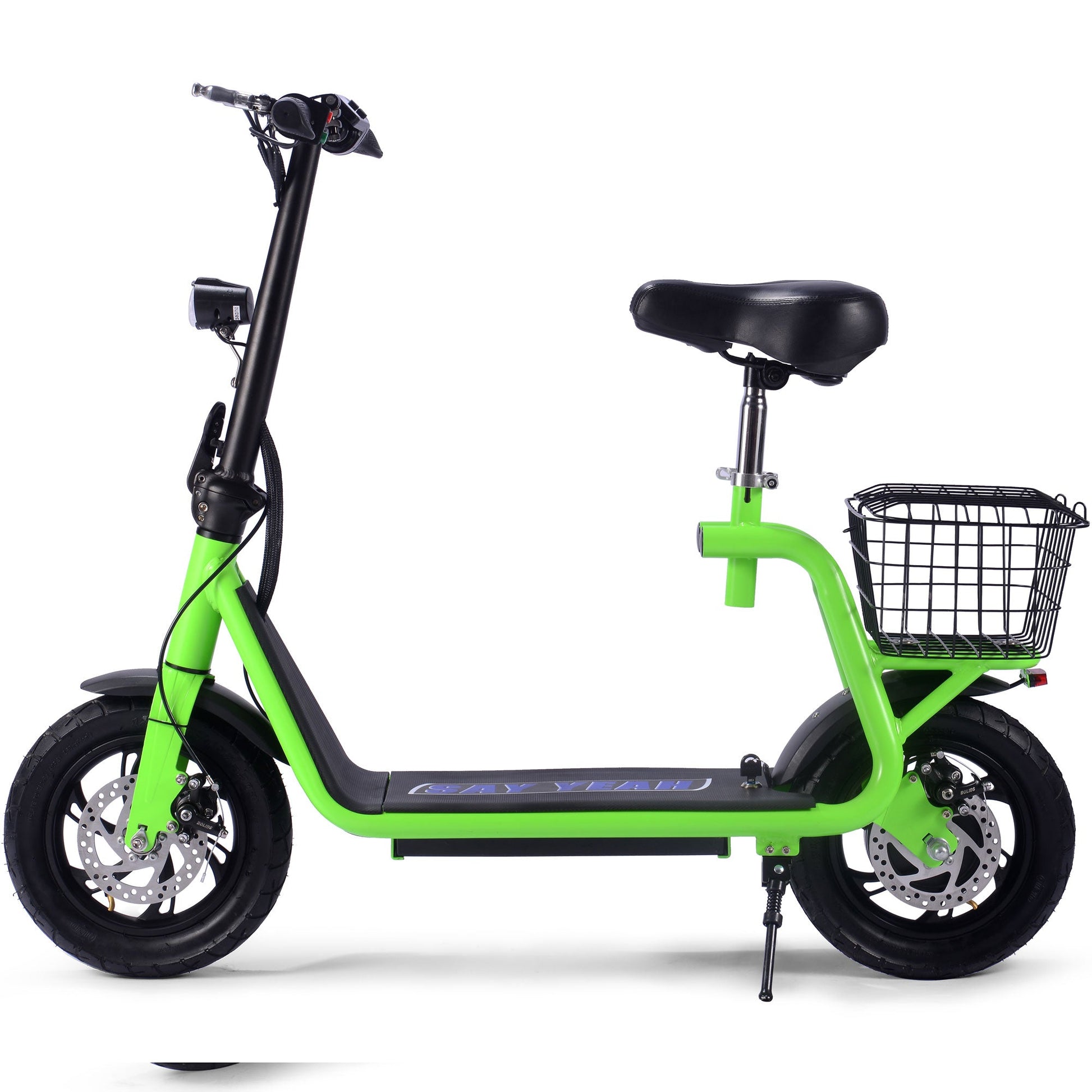 MotoTec Metro 36v 500w Lithium Electric Scooter Green - Image 4