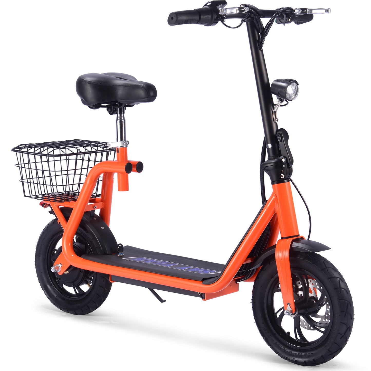 Orange MotoTec Metro 36V 500W Electric Scooter