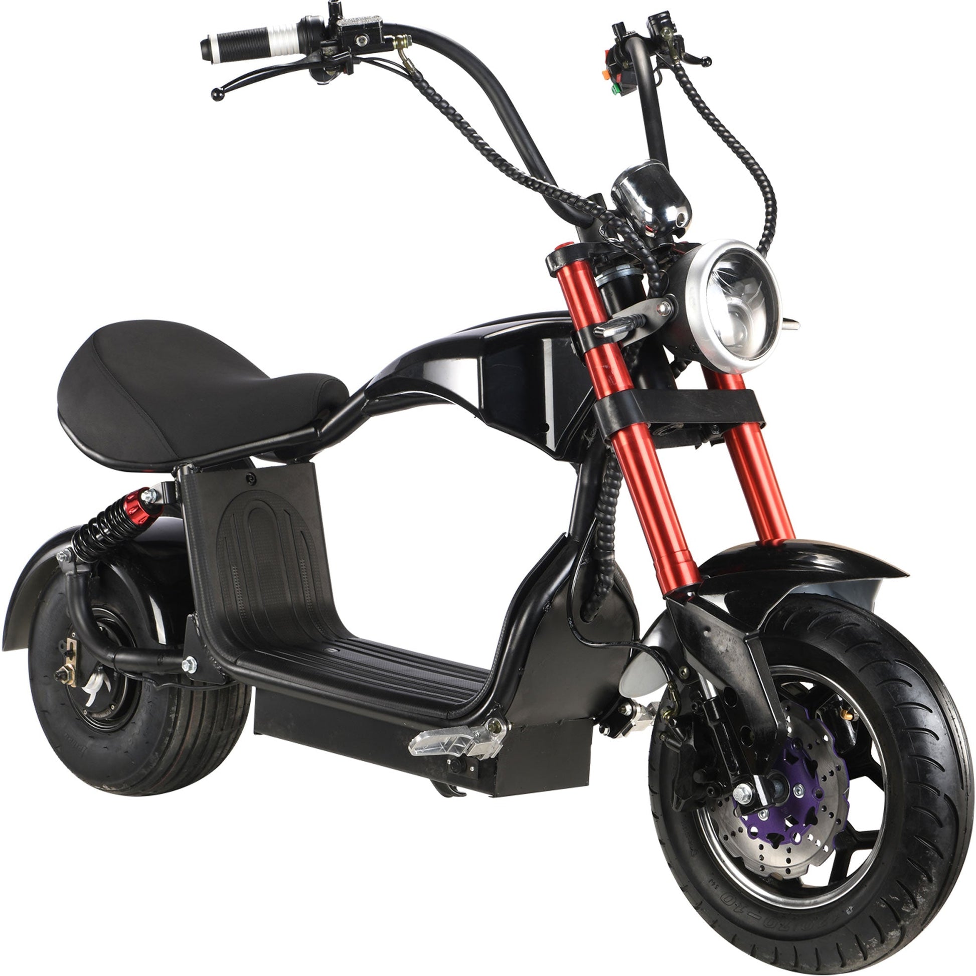 MotoTec Mini Lowboy 48v 800w Lithium Scooter Black - Image 2