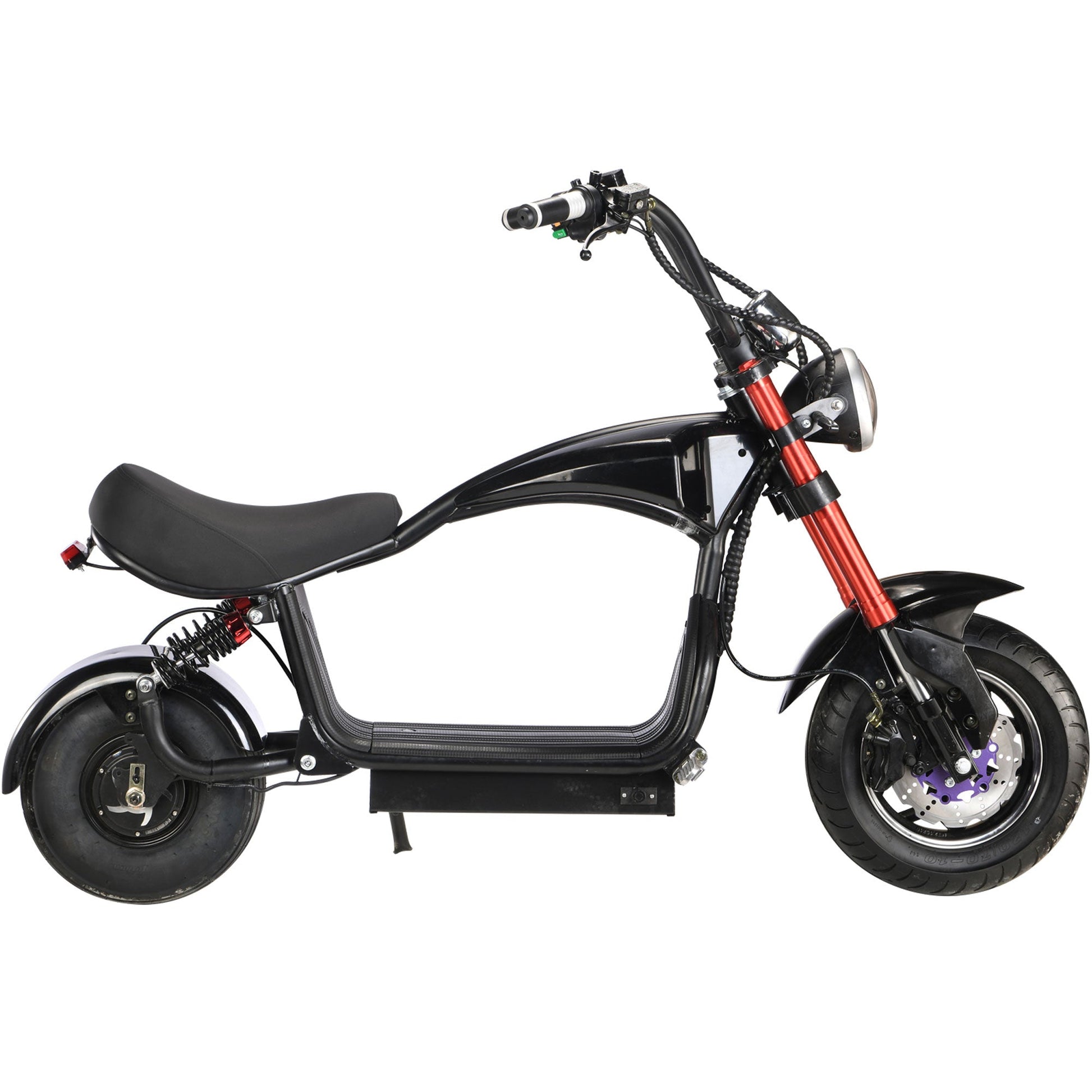 MotoTec Mini Lowboy 48v 800w Lithium Scooter Black - Image 7