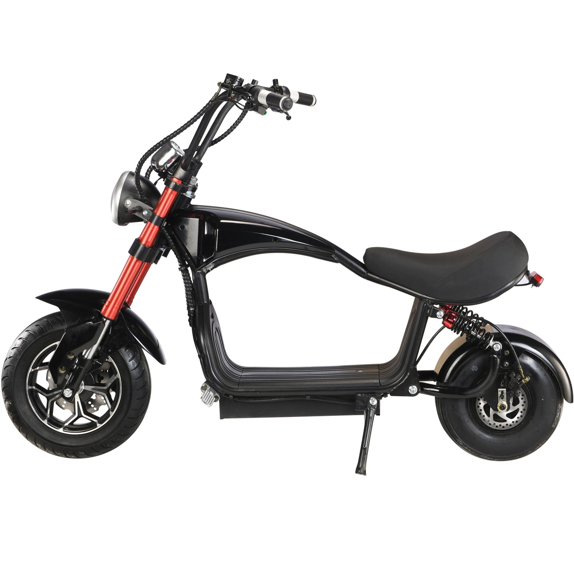 MotoTec Mini Lowboy 48v 800w Lithium Scooter Black - Image 4