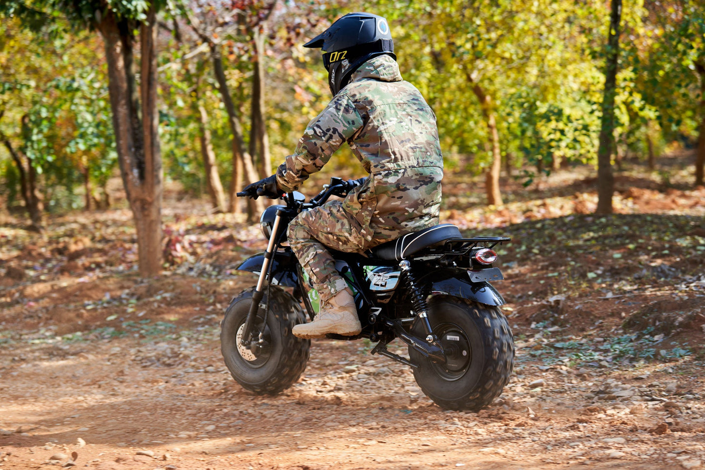 MotoTec 60v 1500w Electric Minibike Lithium Black