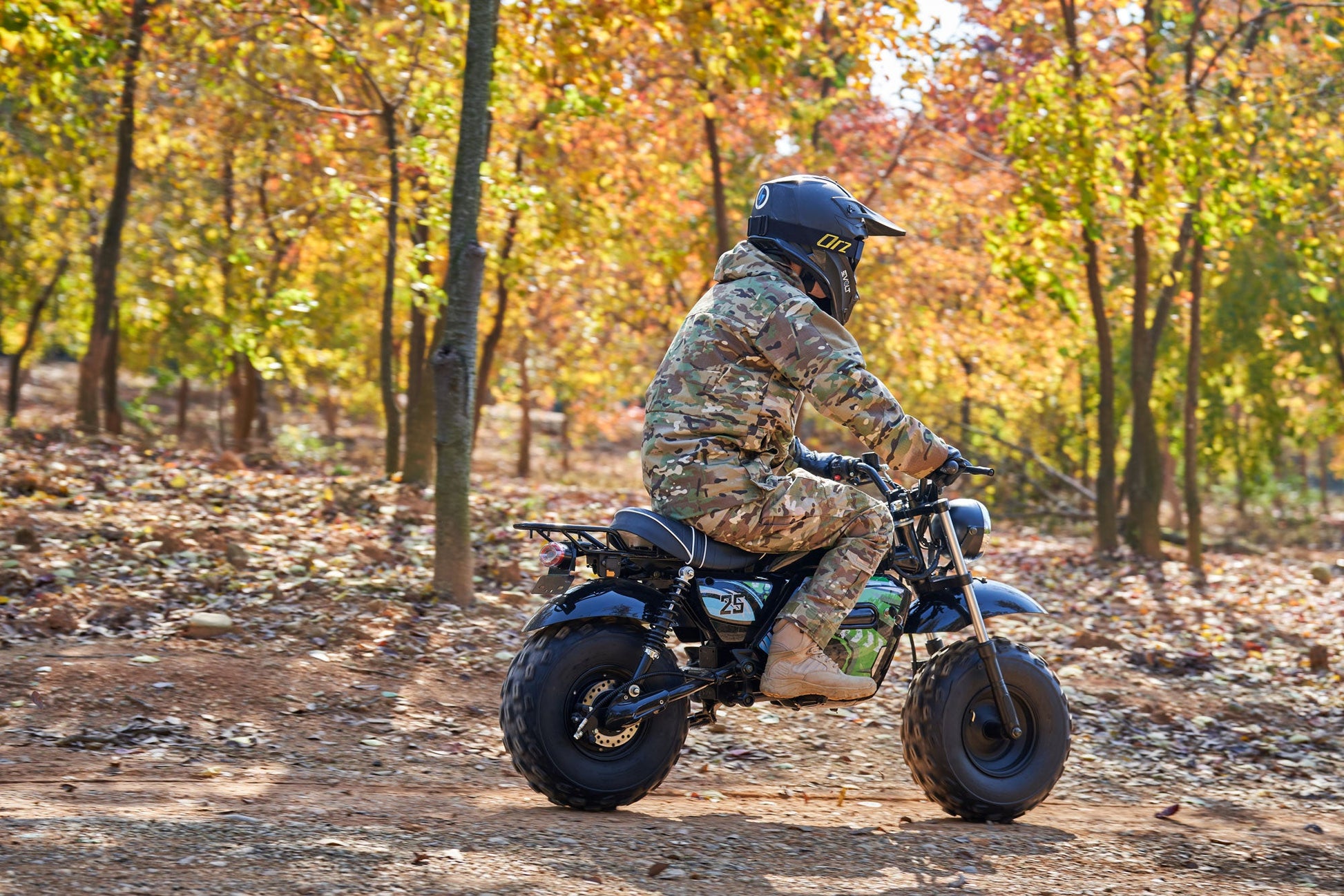 MotoTec 60v 1500w Electric Minibike Lithium Black - Image 21