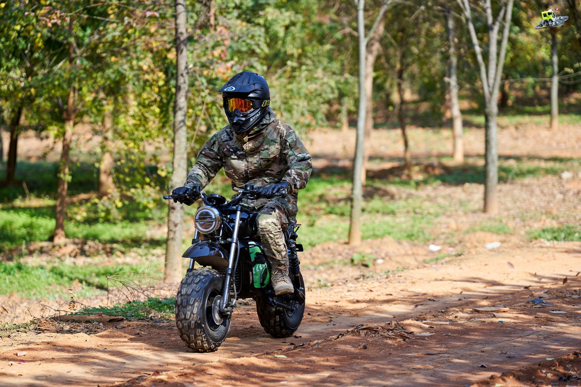 MotoTec 60v 1500w Electric Minibike Lithium Black - Image 13