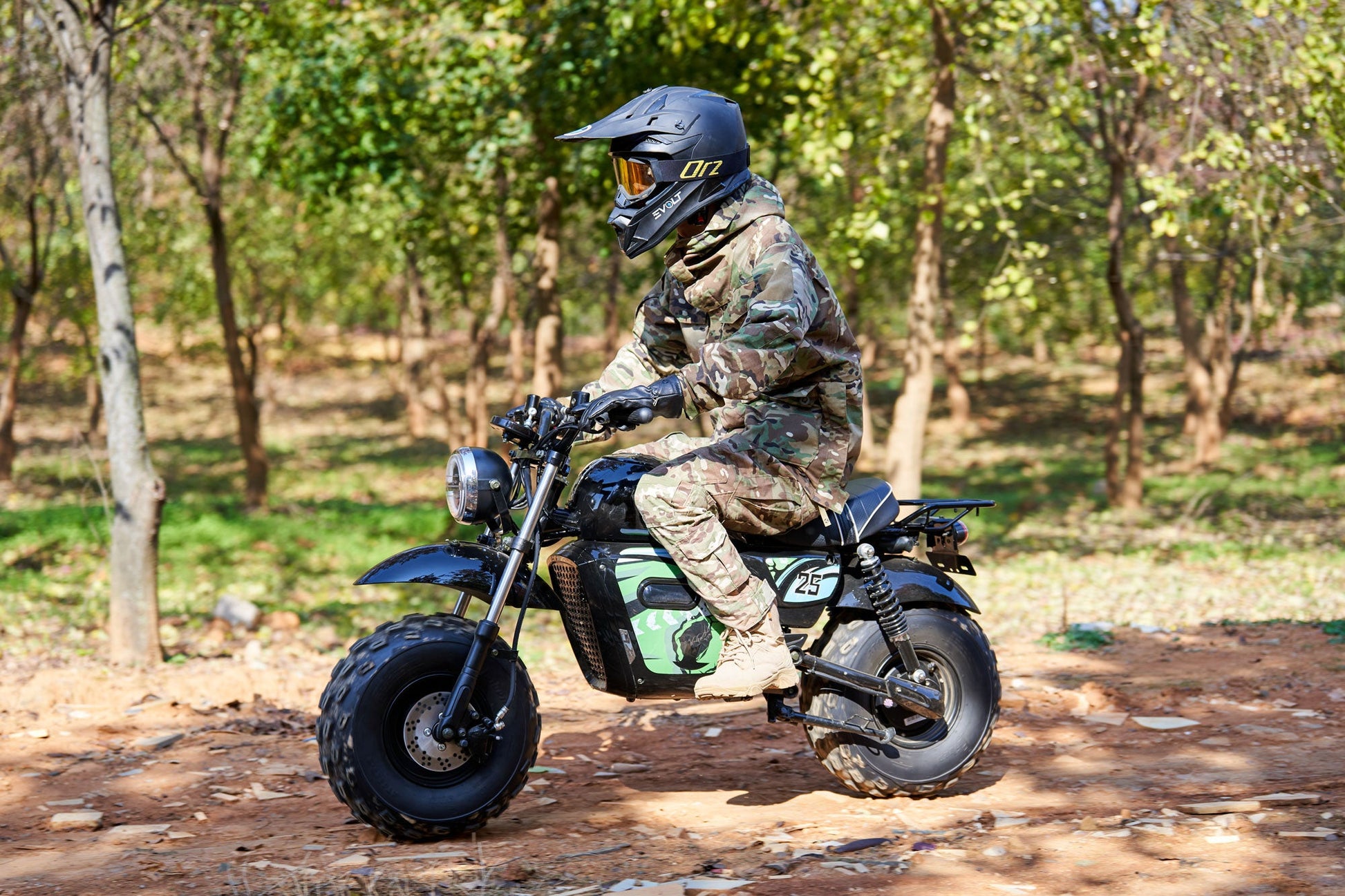 MotoTec 60v 1500w Electric Minibike Lithium Black - Image 18