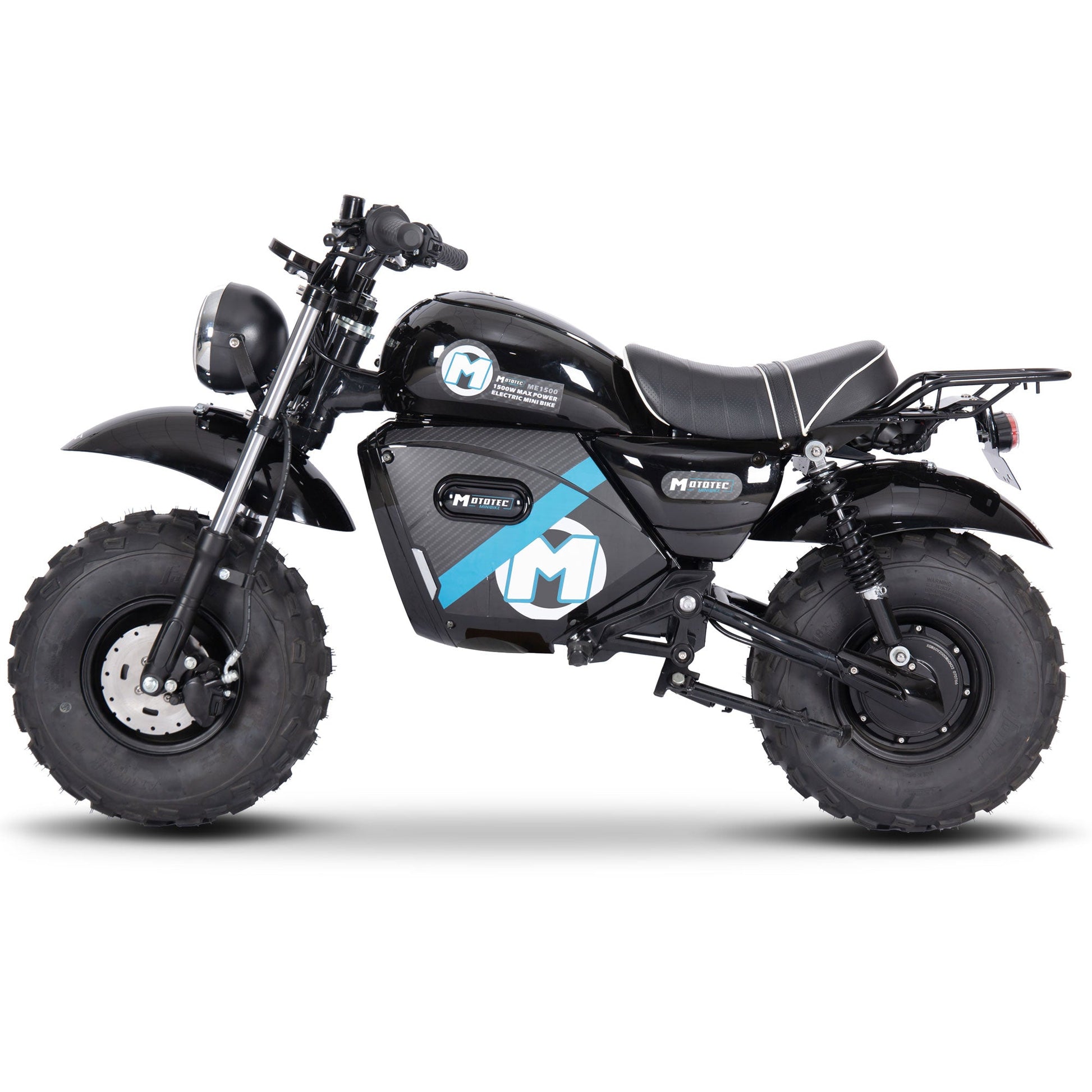 MotoTec 60v 1500w Electric Minibike Lithium Black - Image 8