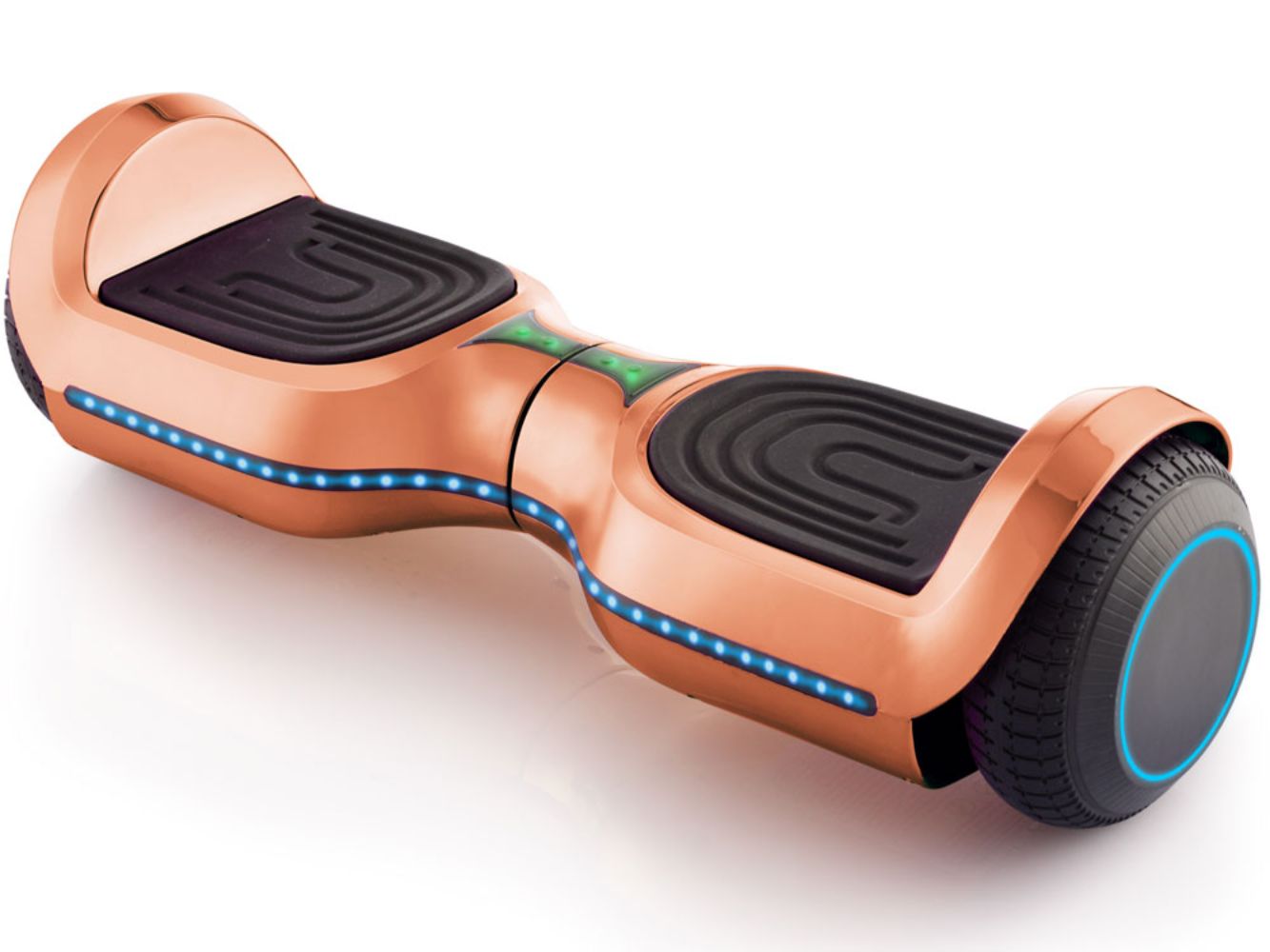 MotoTec 6.5in Hoverboard Rose Gold with Bluetooth Lights - Image 1