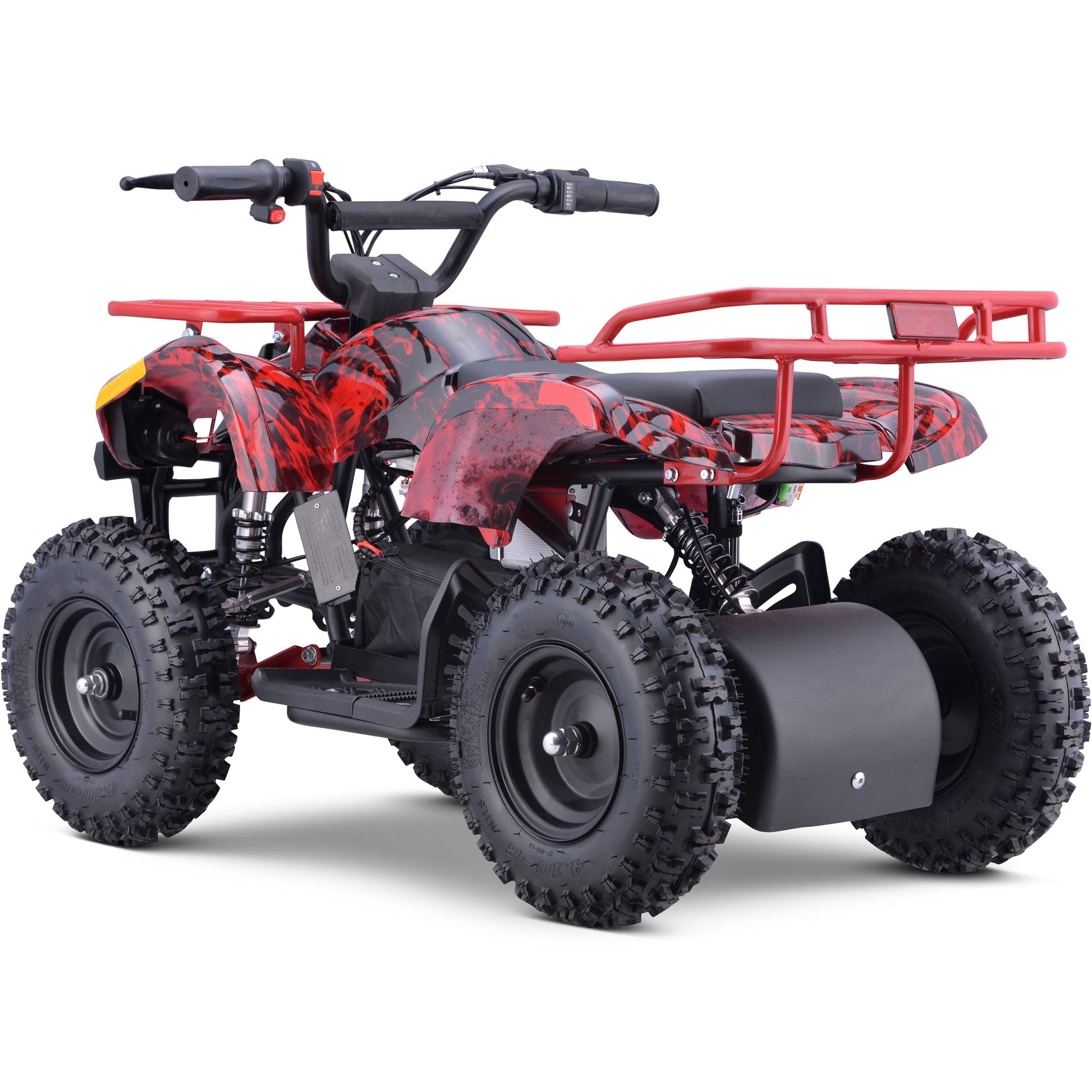 MotoTec Sonora 36v 500w Kids ATV Red Flame - Image 4