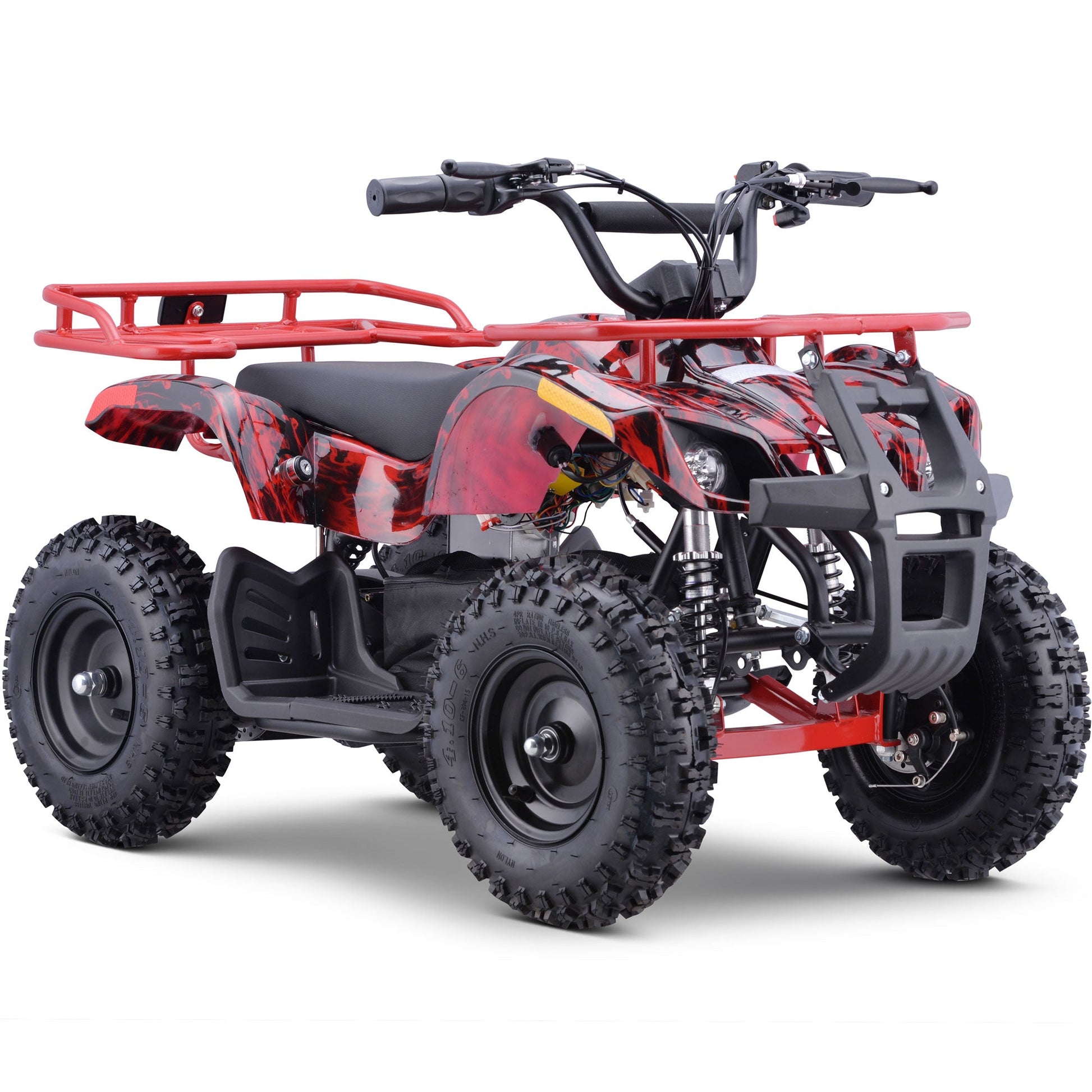 MotoTec Sonora 36v 500w Kids ATV Red Flame - Image 3