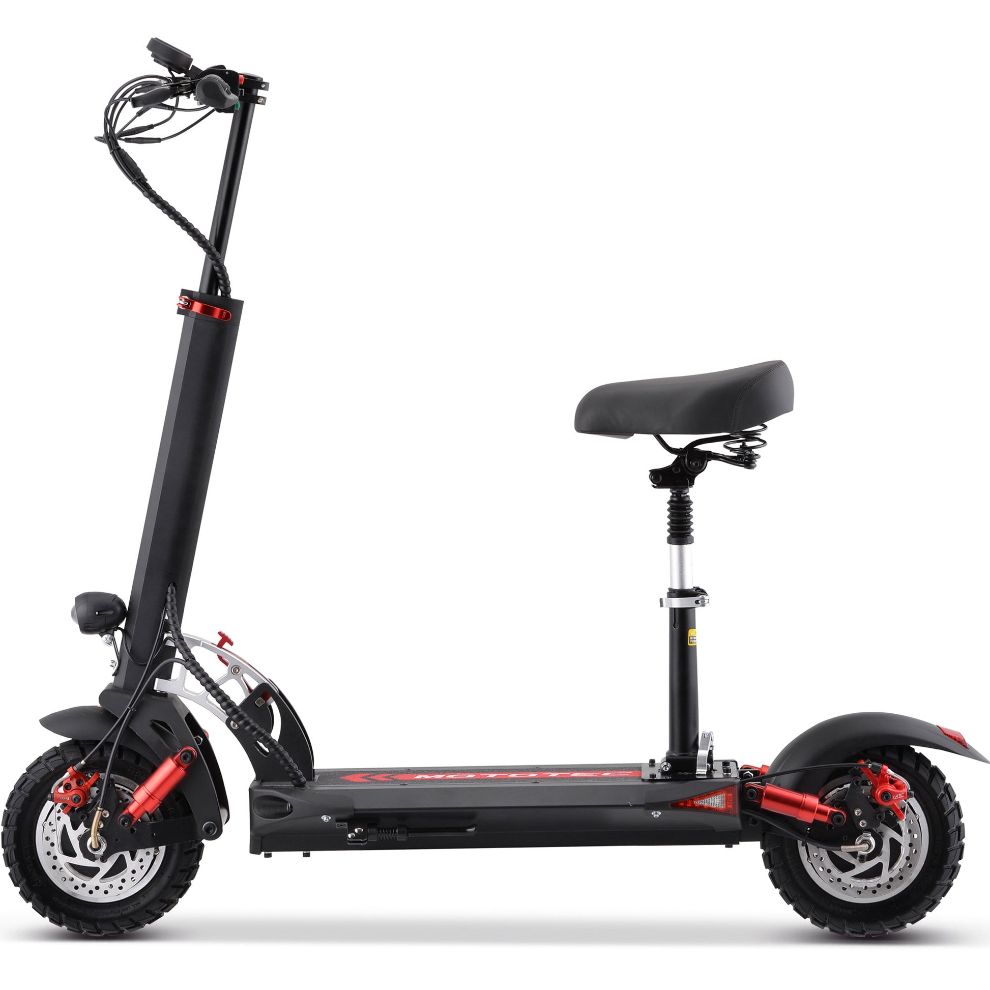 MotoTec Thor 60V 2400W Electric Scooter Black - Image 1