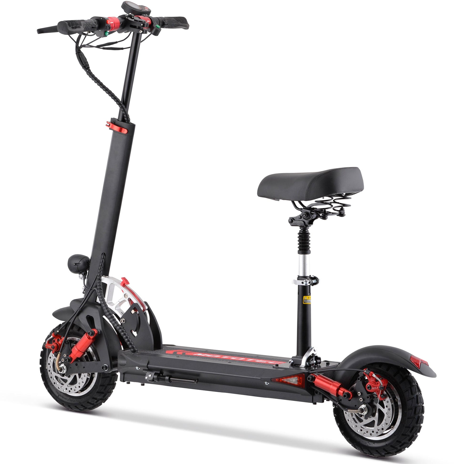MotoTec Thor 60v 2400w Lithium Electric Scooter Black - Image 4
