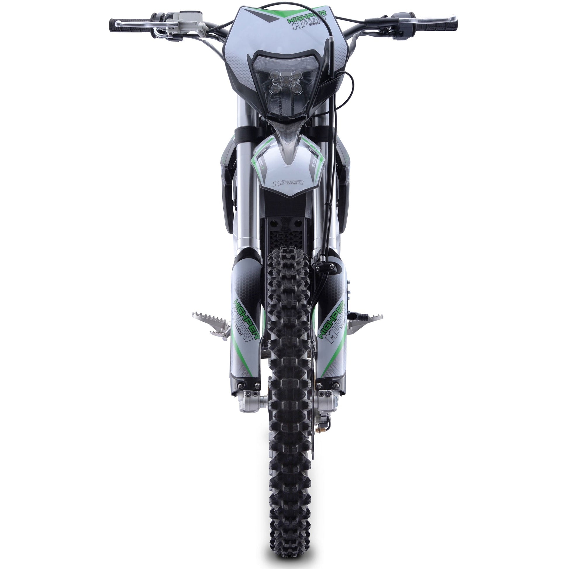 MotoTec Venom 72v 12000w 50ah Electric Dirt Bike White - Image 4
