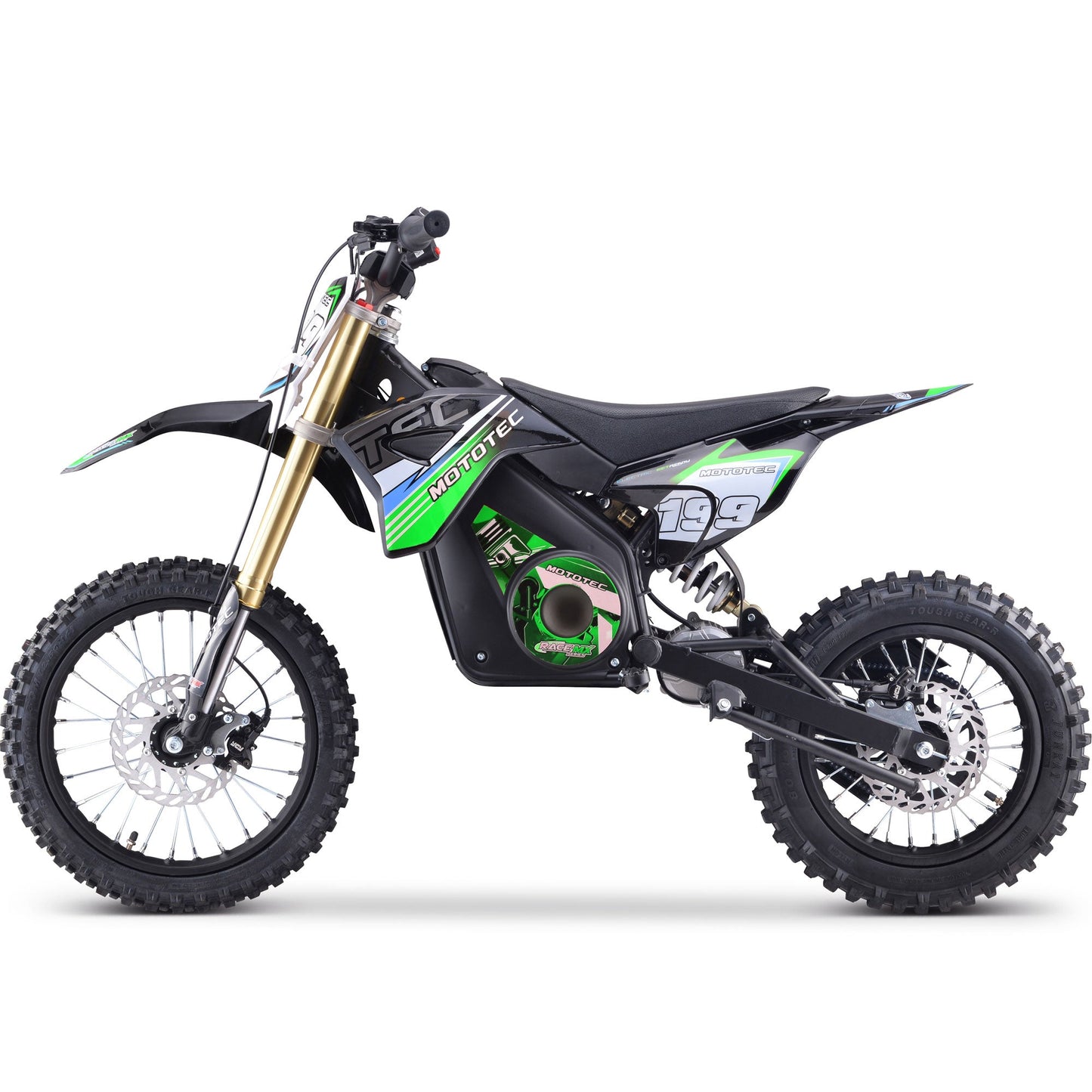 MotoTec 36v Pro Electric Dirt Bike 1000w Lithium Green